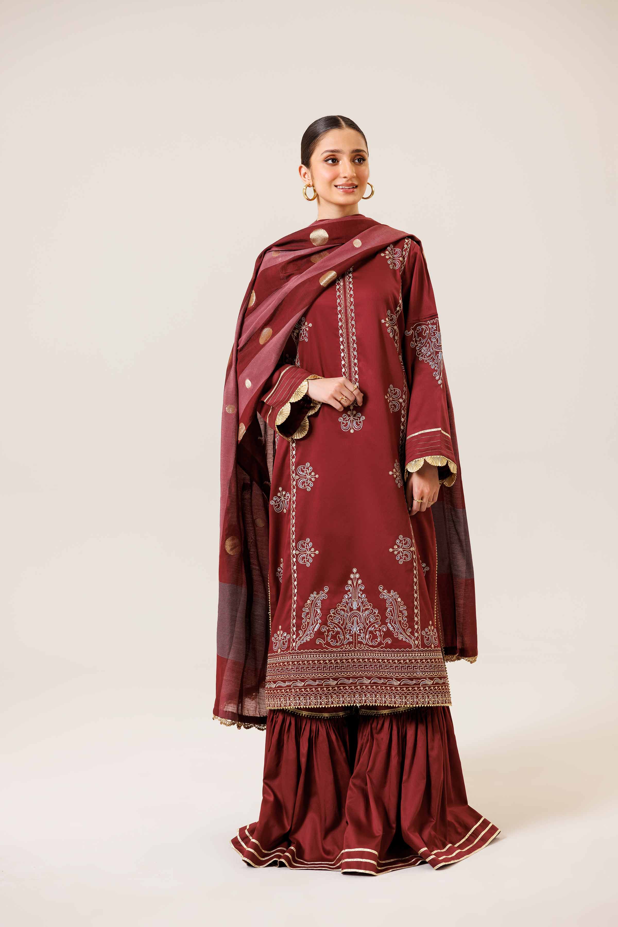 3 Piece - Embroidered Suit - 42401798