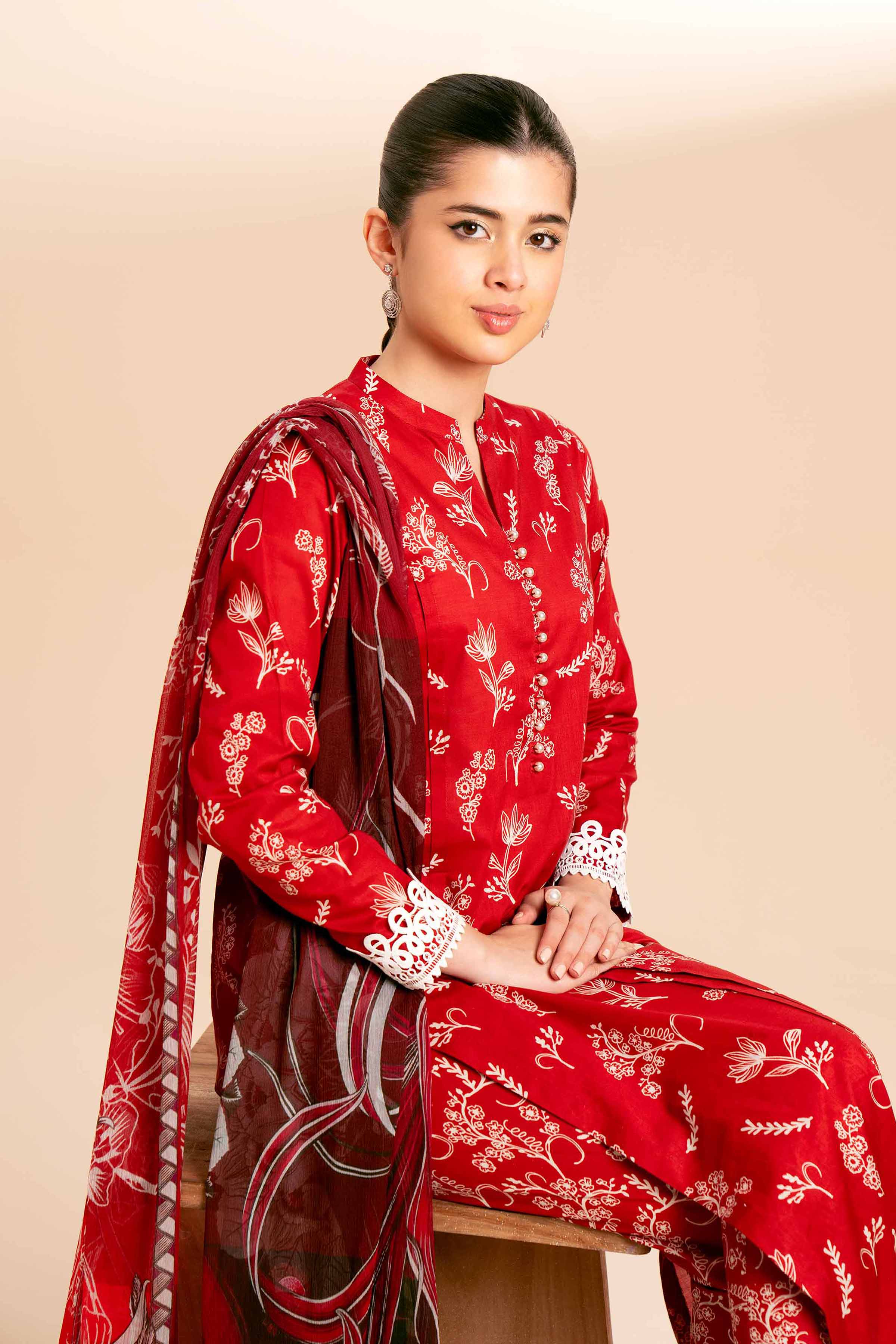 3 Piece - Printed Suit - 42401812