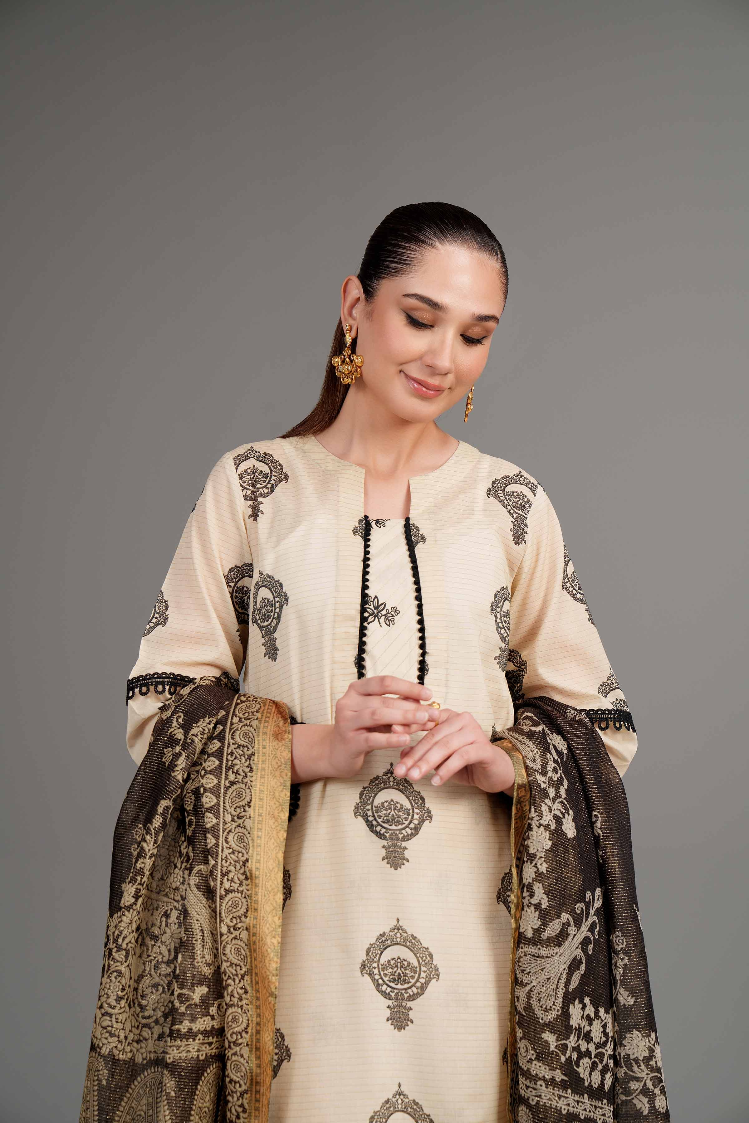 3 Piece - Printed Suit - 42401934
