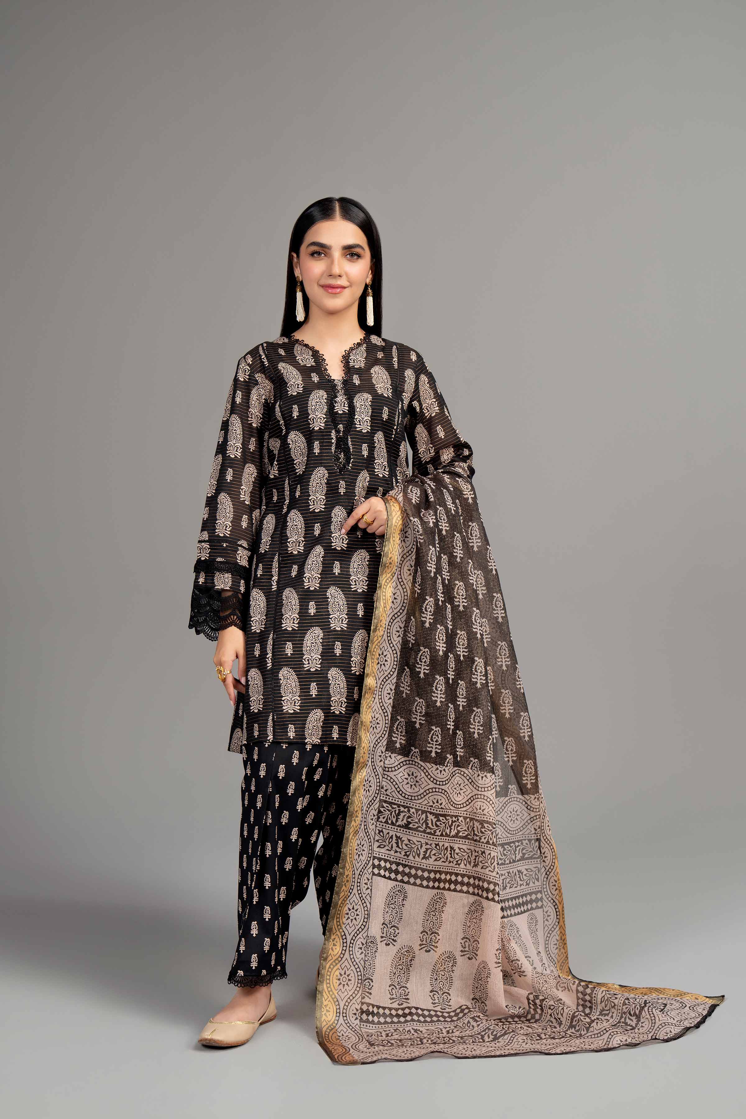 3 Piece - Printed Suit - 42401943