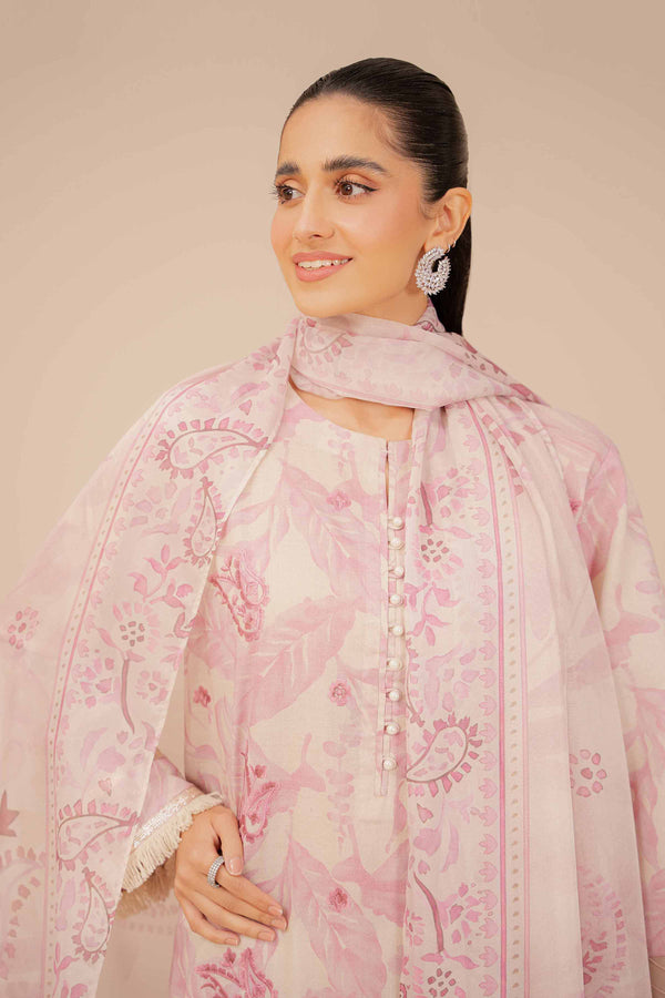 2 Piece - Printed Embroidered Suit - 42401949