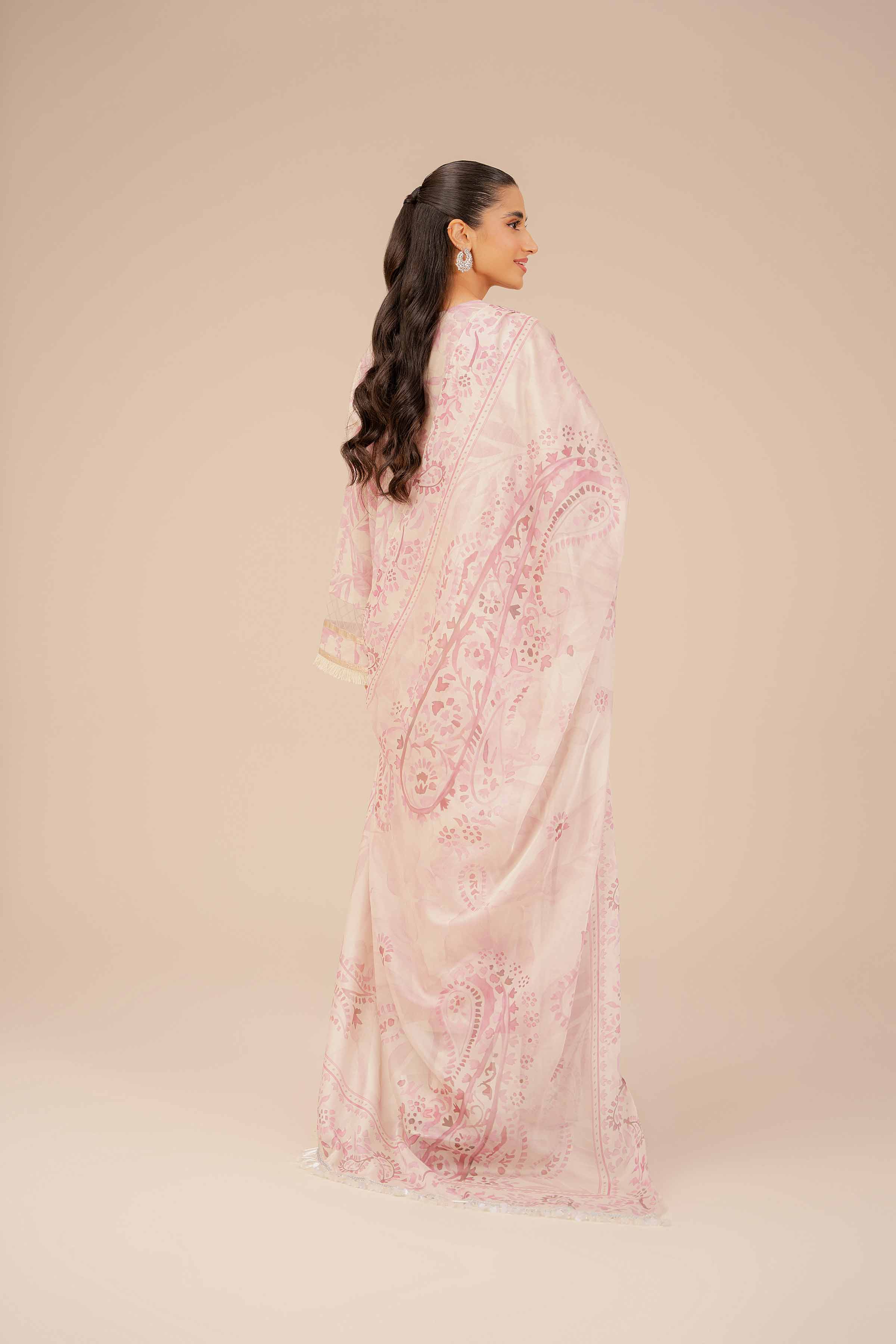 2 Piece - Printed Embroidered Suit - 42401949