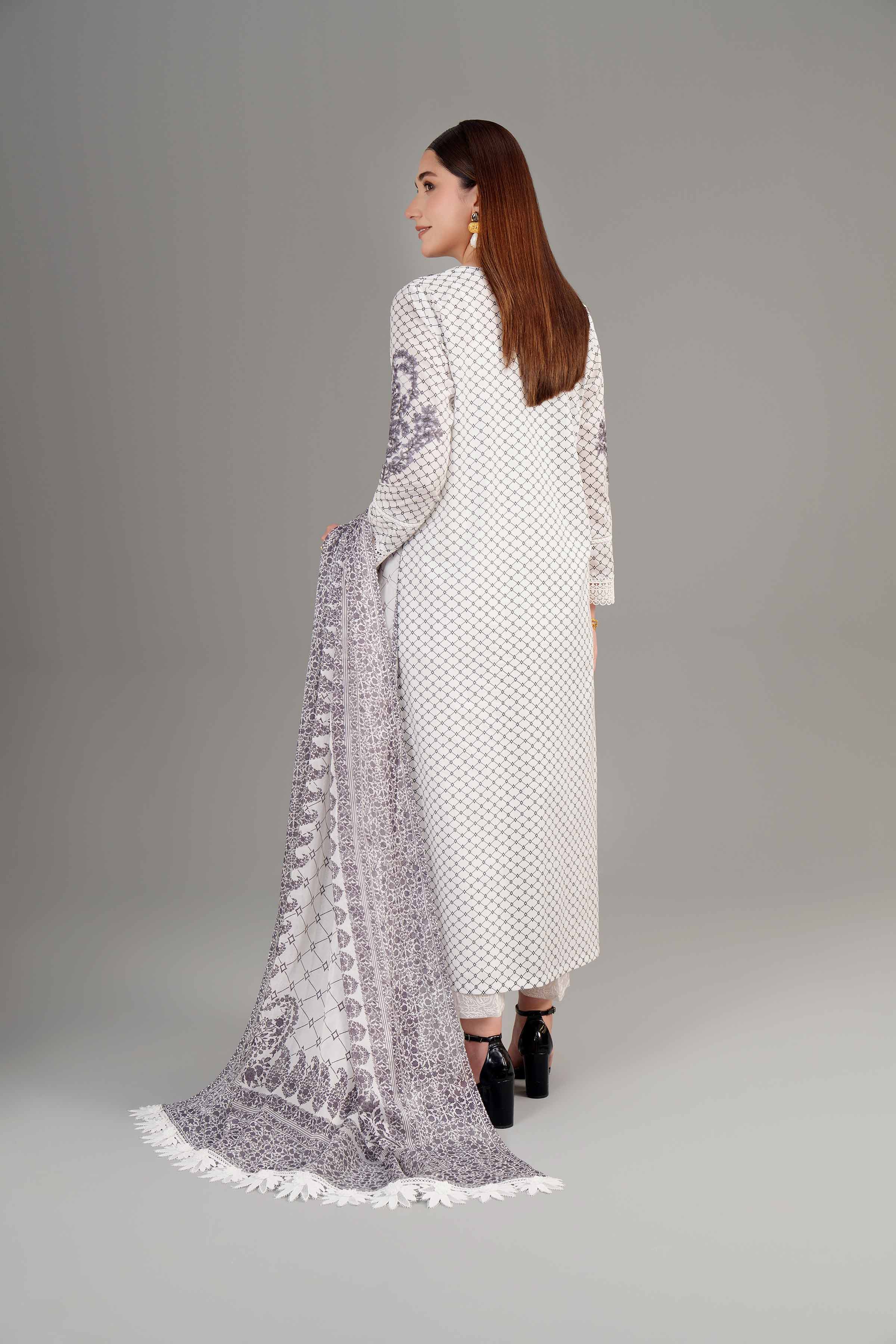 2 Piece - Printed Embroidered Suit - 42401951