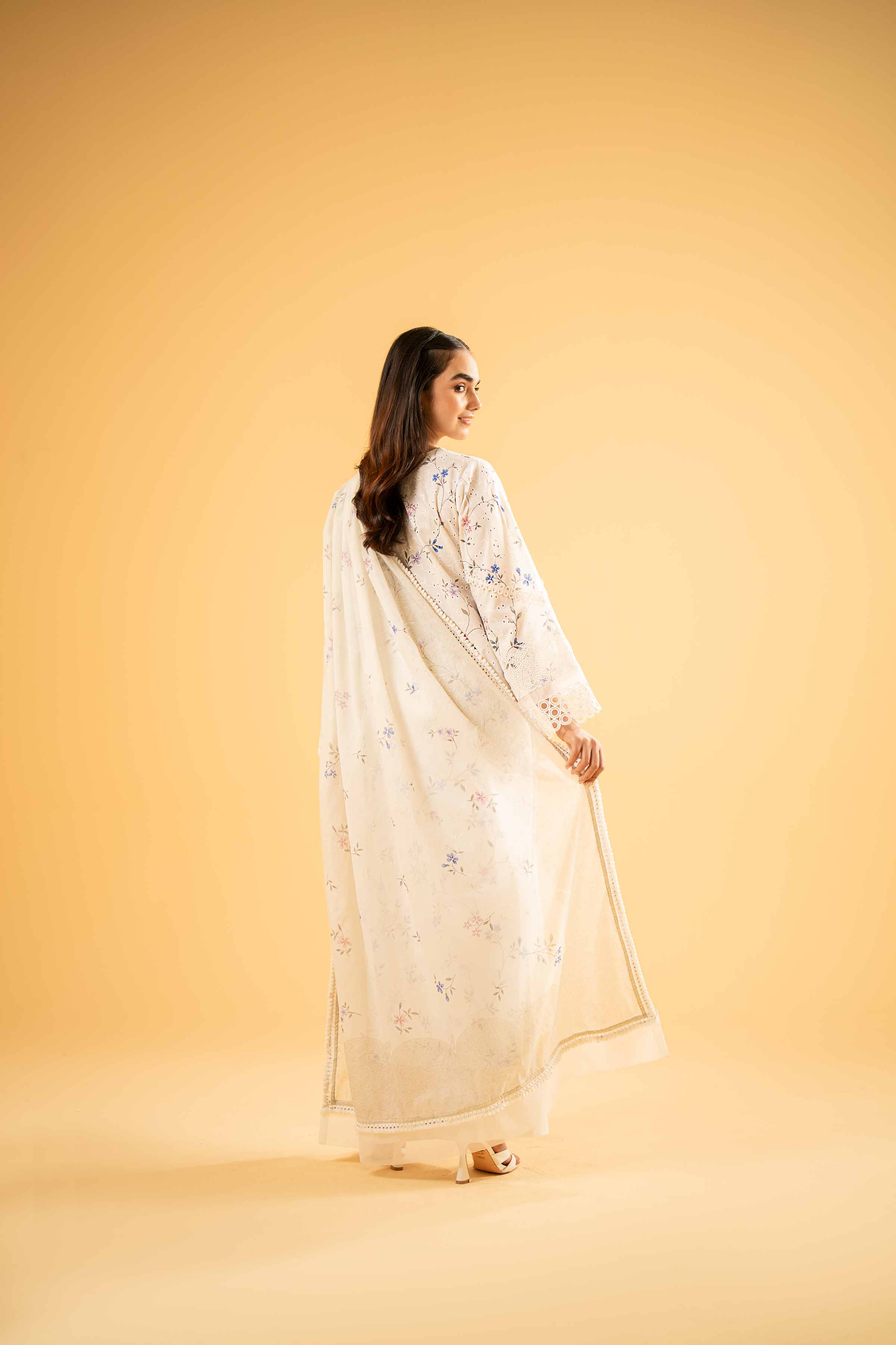 3 Piece - Digital Printed Embroidered Suit - 42401964