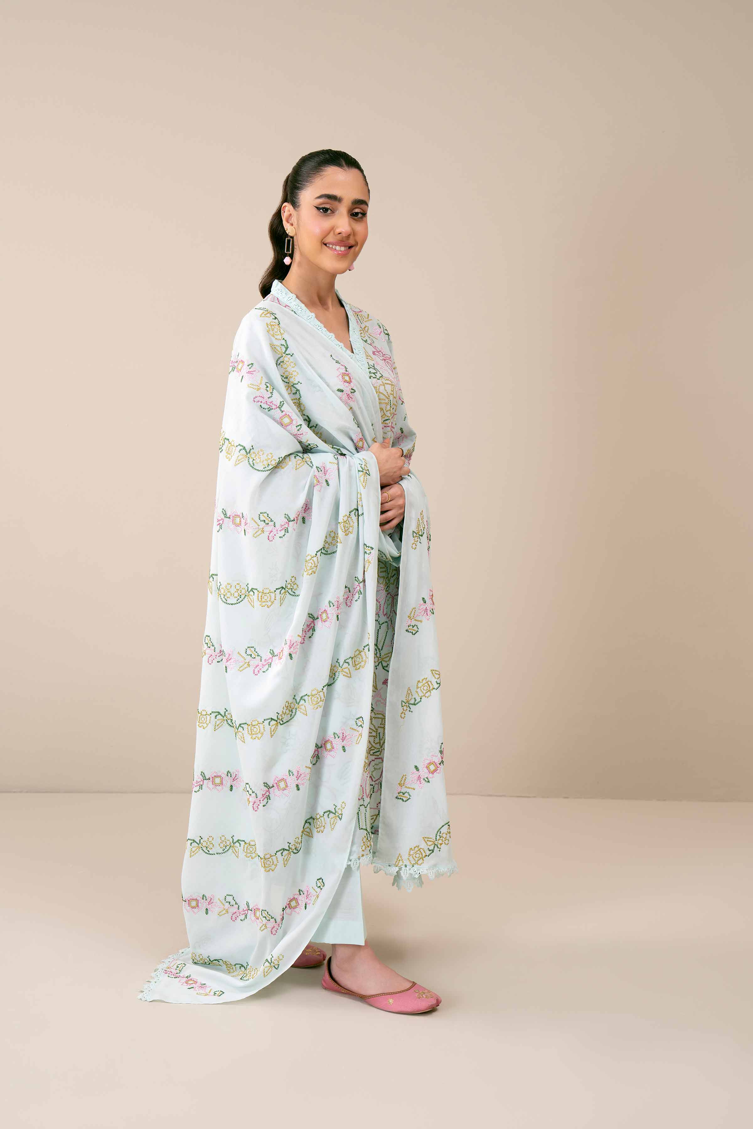 3 Piece - Embroidered Suit - 42402003