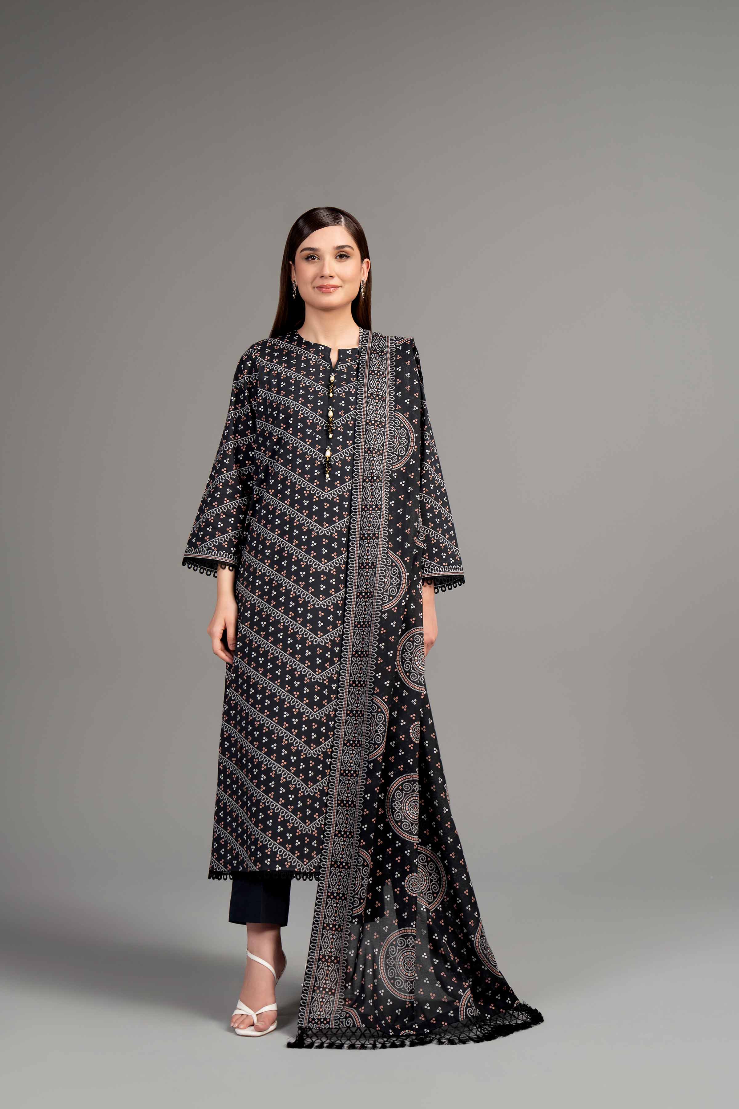 3 Piece - Printed Suit - 42402004
