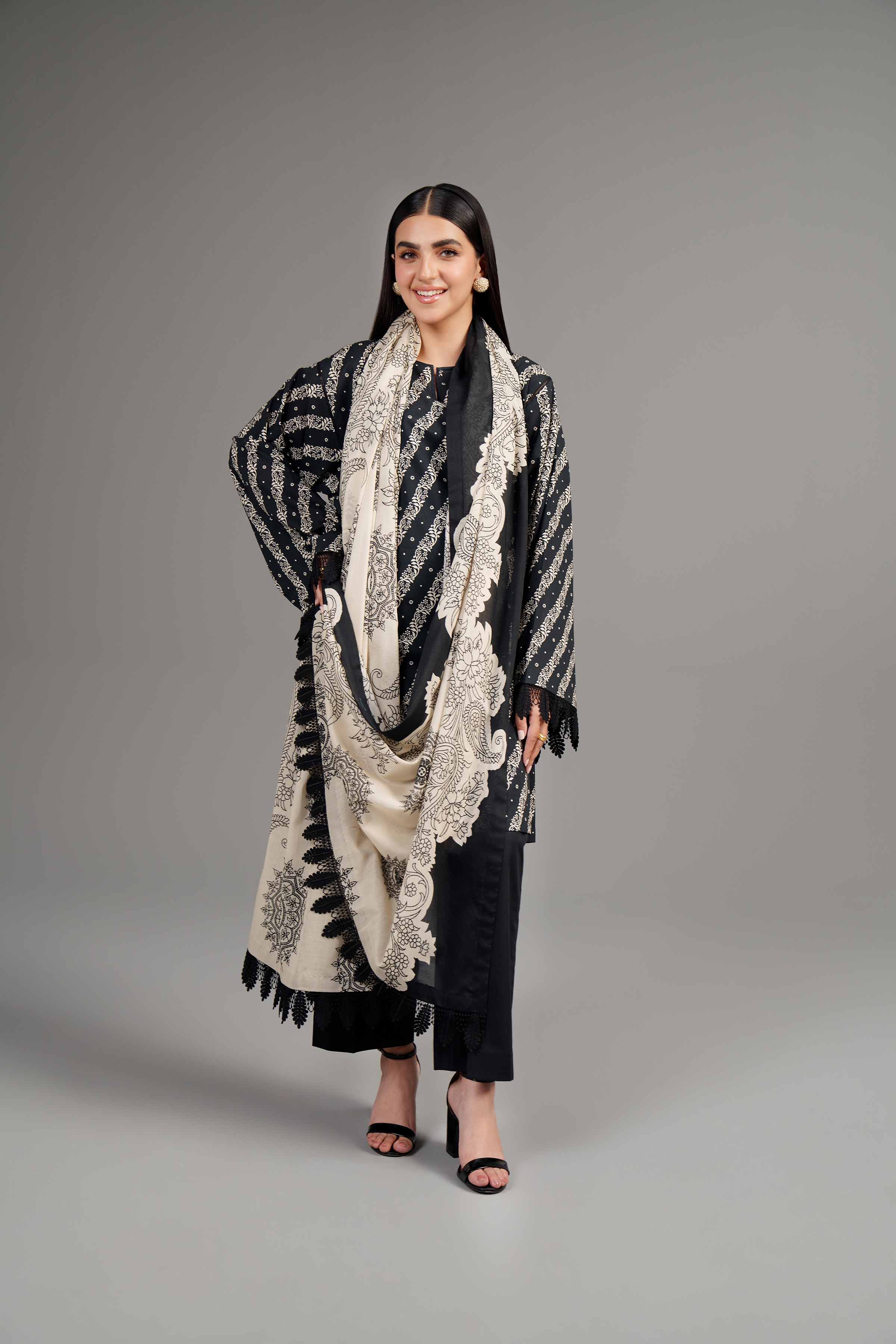 3 Piece - Printed Suit - 42402011