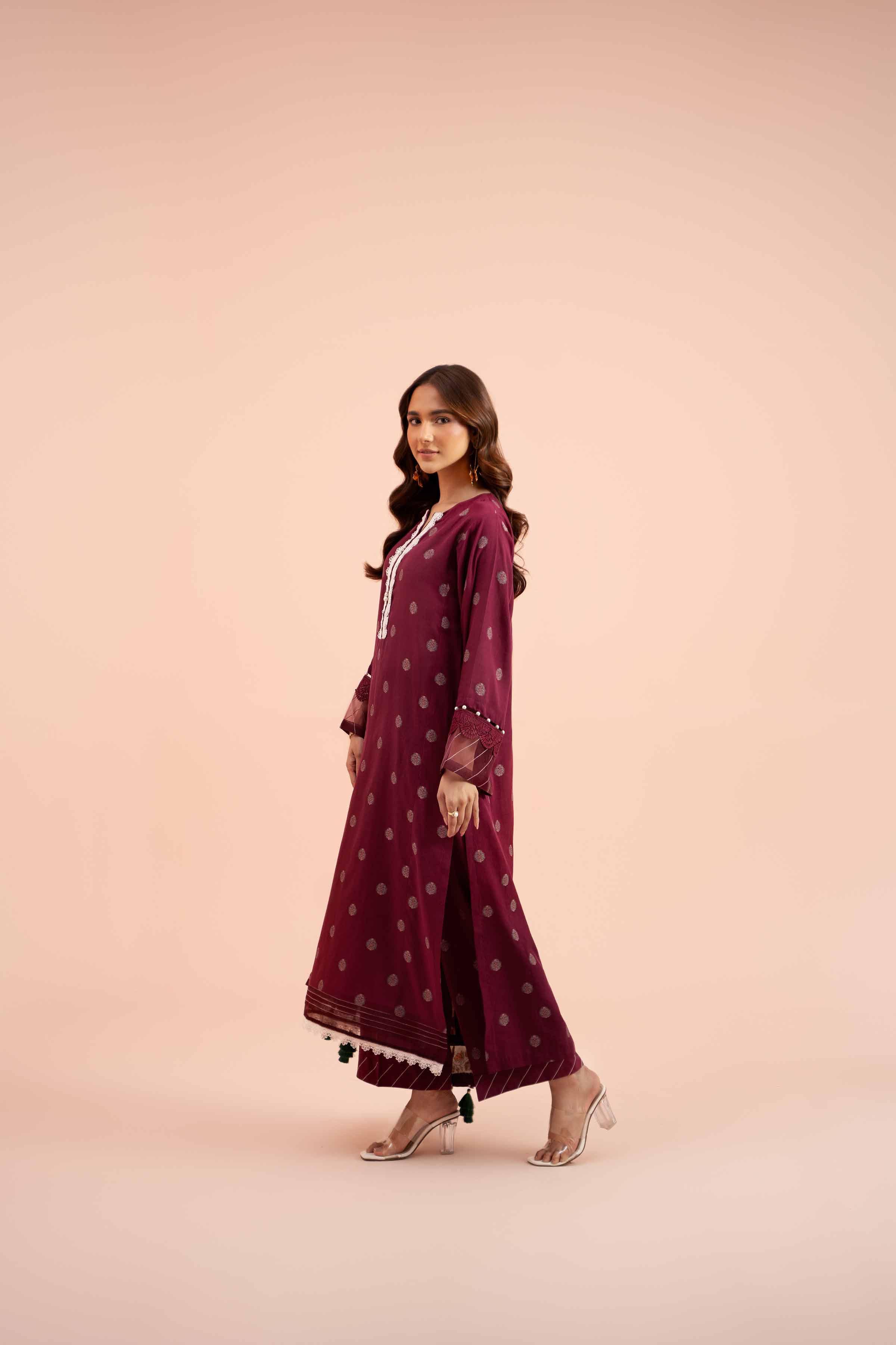 3 Piece - Jacquard Suit - 42402122