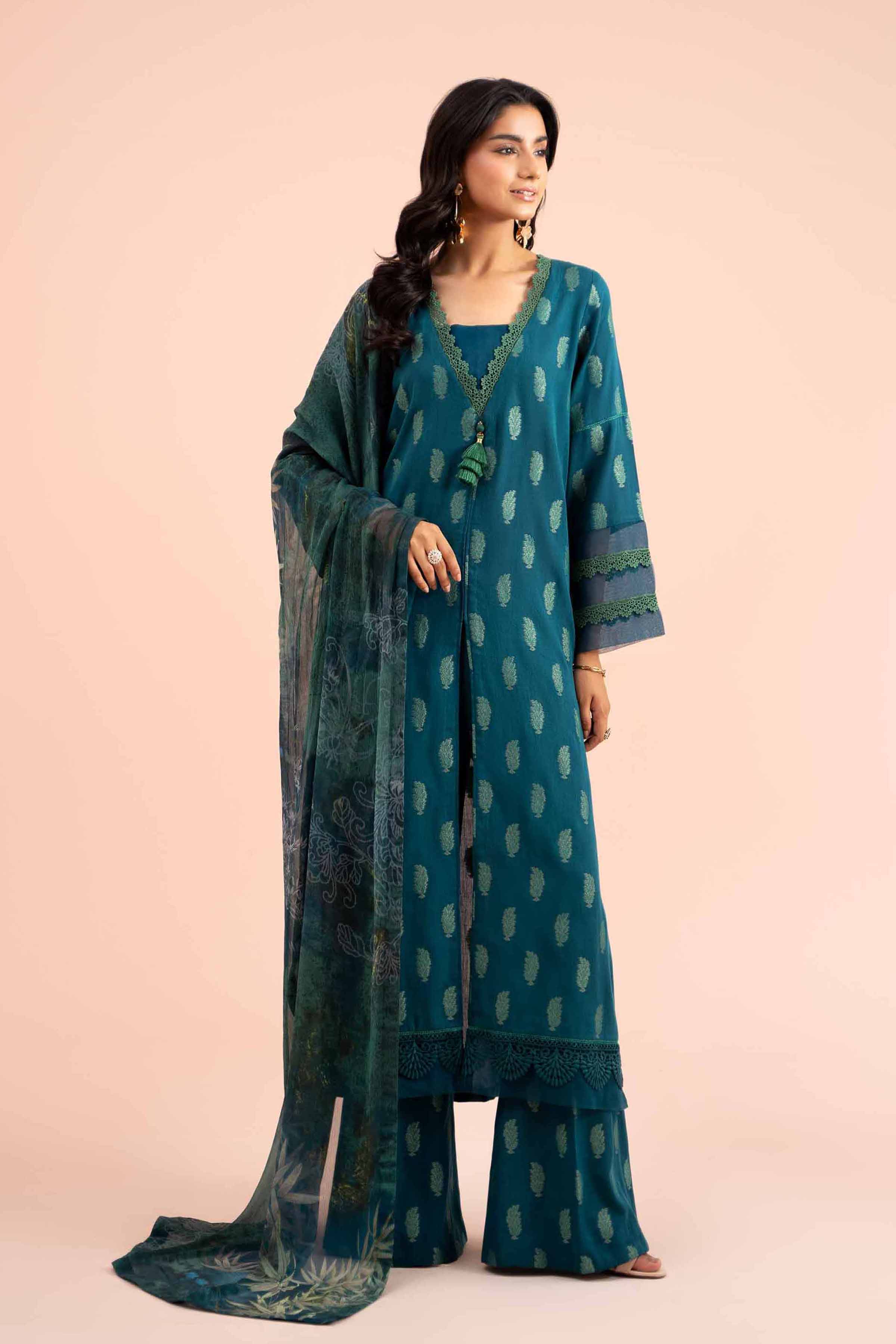 3 Piece - Jacquard Suit - 42402123
