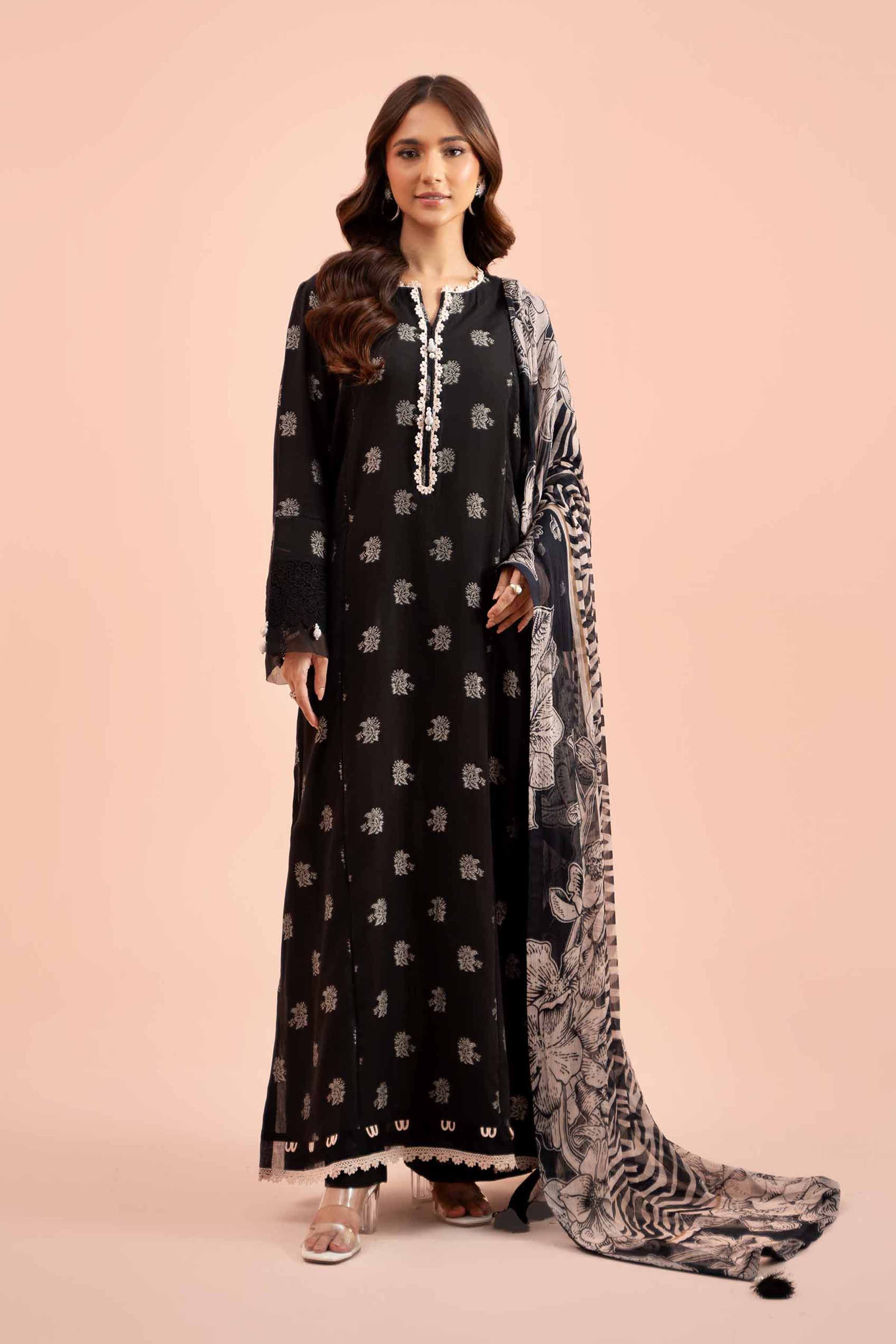 3 Piece - Jacquard Suit - 42402126
