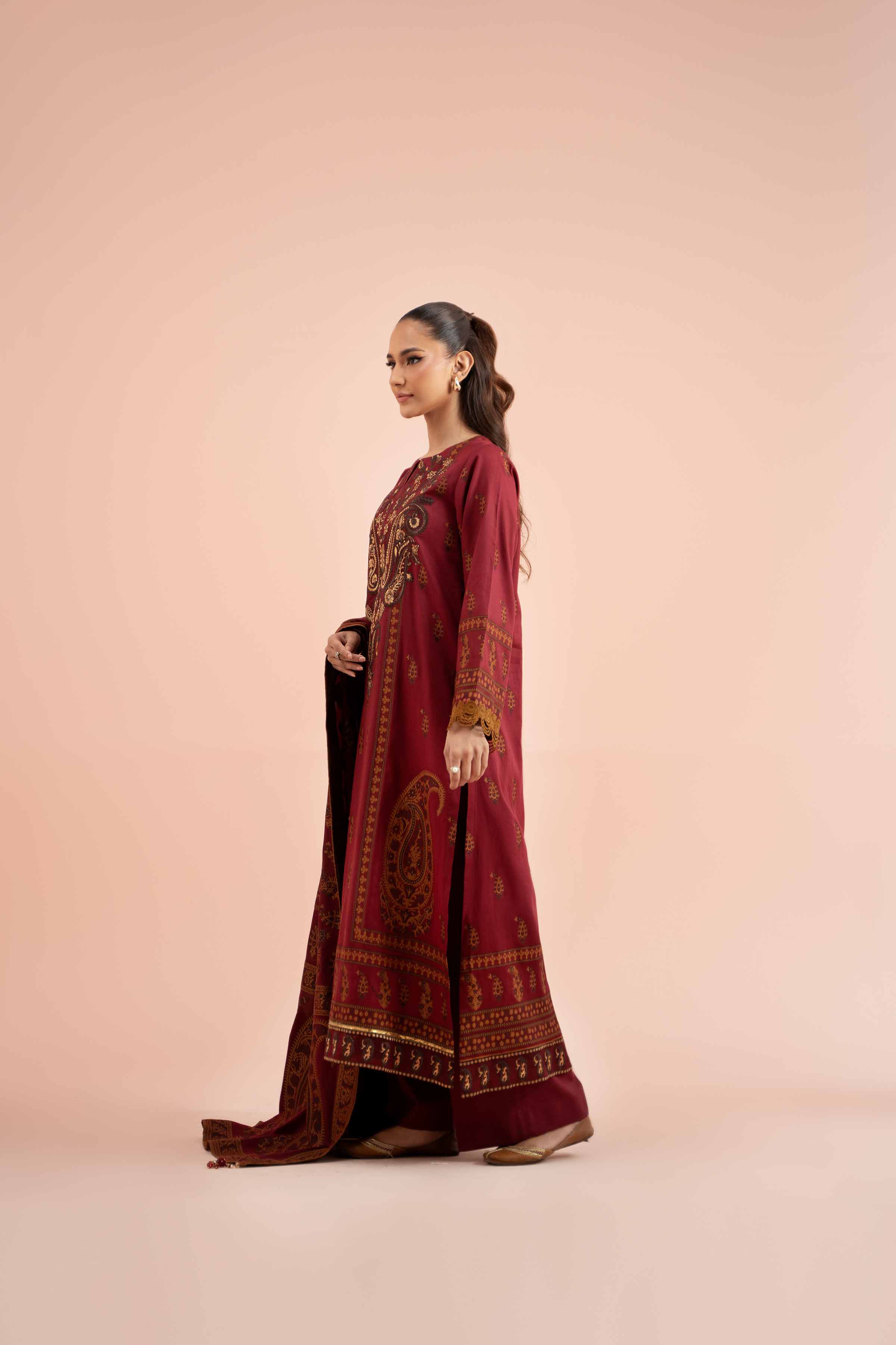 2 Piece - Jacquard Embroidered Suit - 42402155