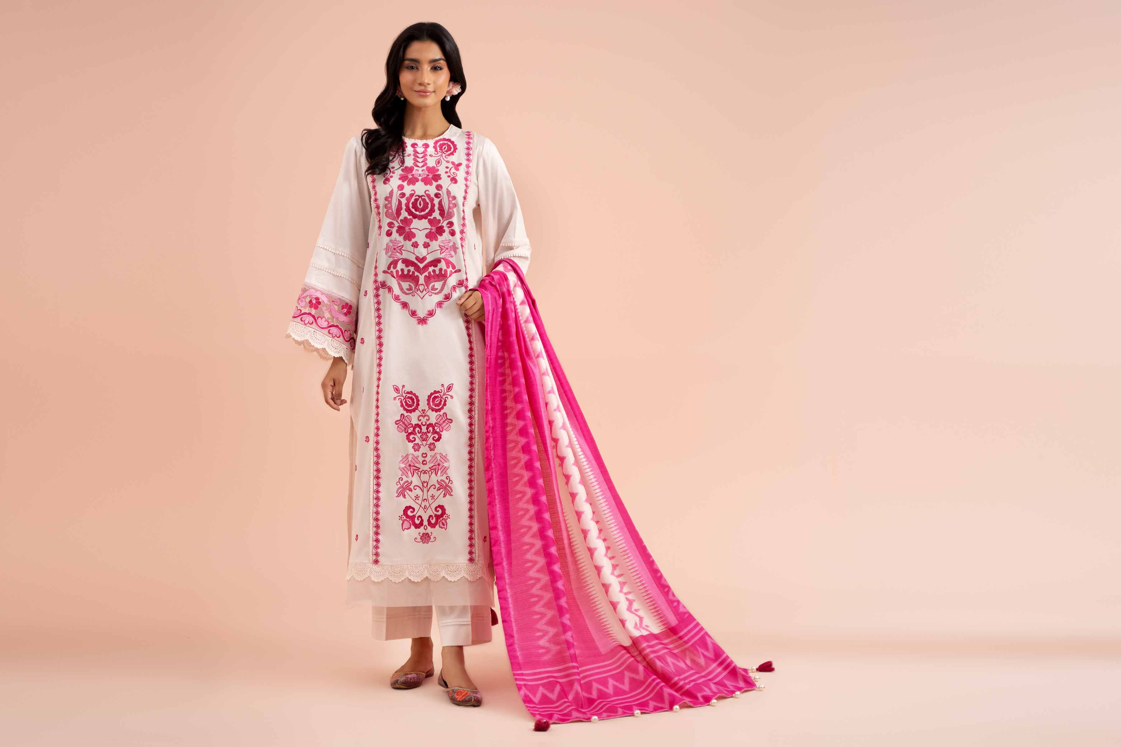 3 Piece - Embroidered Suit - 42402179