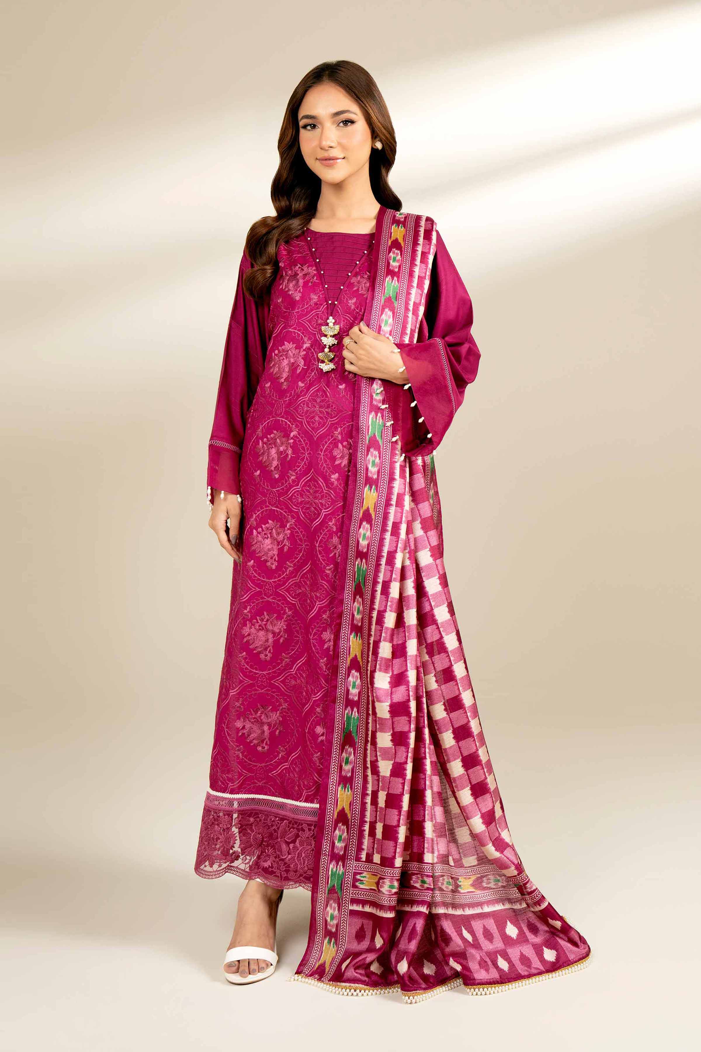 3 Piece - Embroidered Suit - 42402180