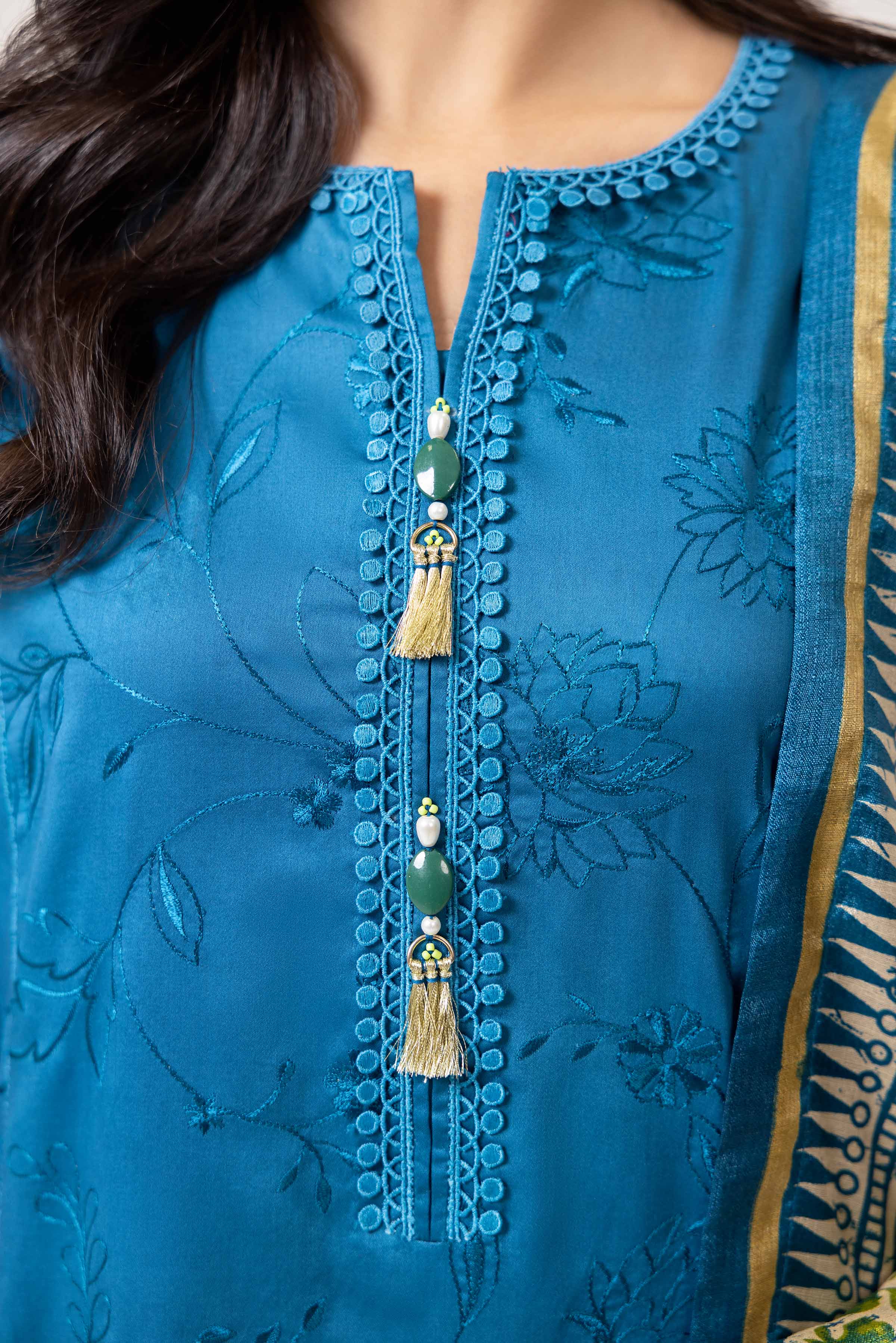 2 Piece - Embroidered Suit - 42402181