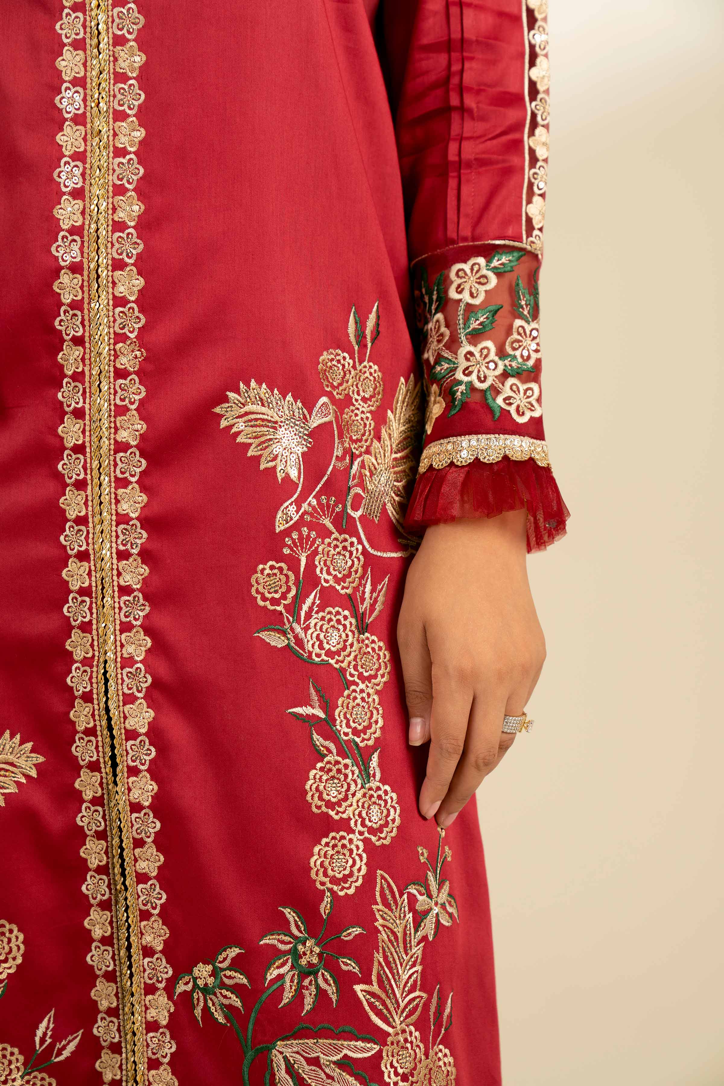 3 Piece - Embroidered Suit - 42402183