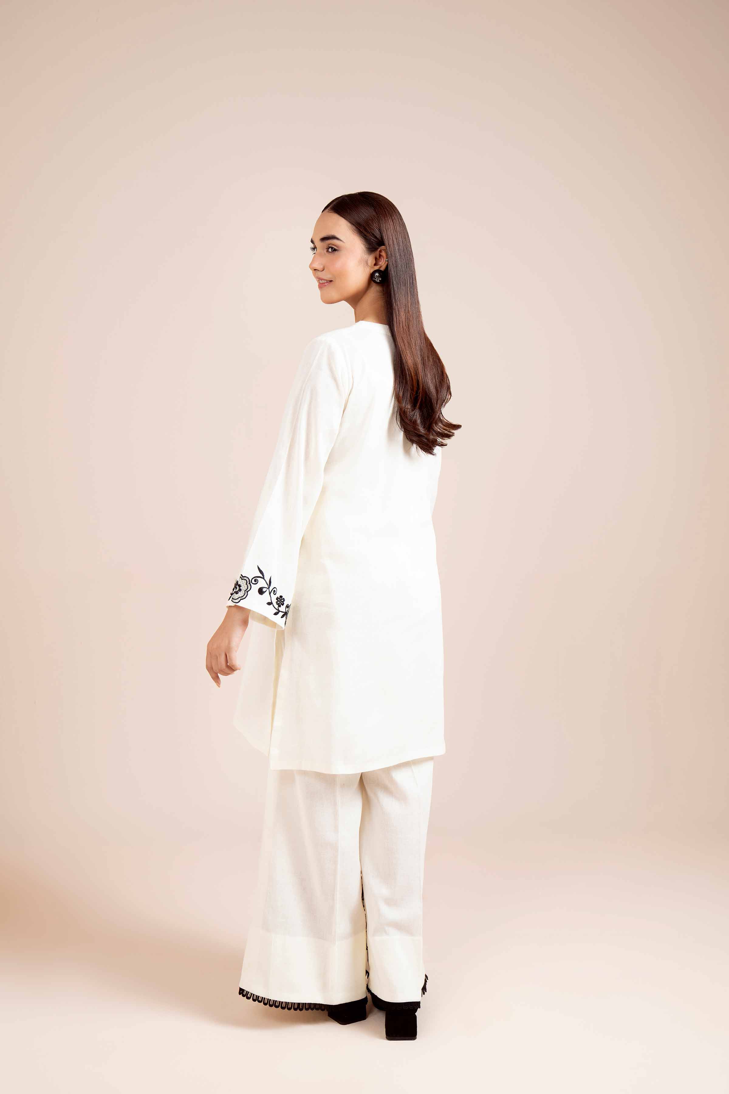 2 Piece - Dyed Embroidered Suit - 42404025