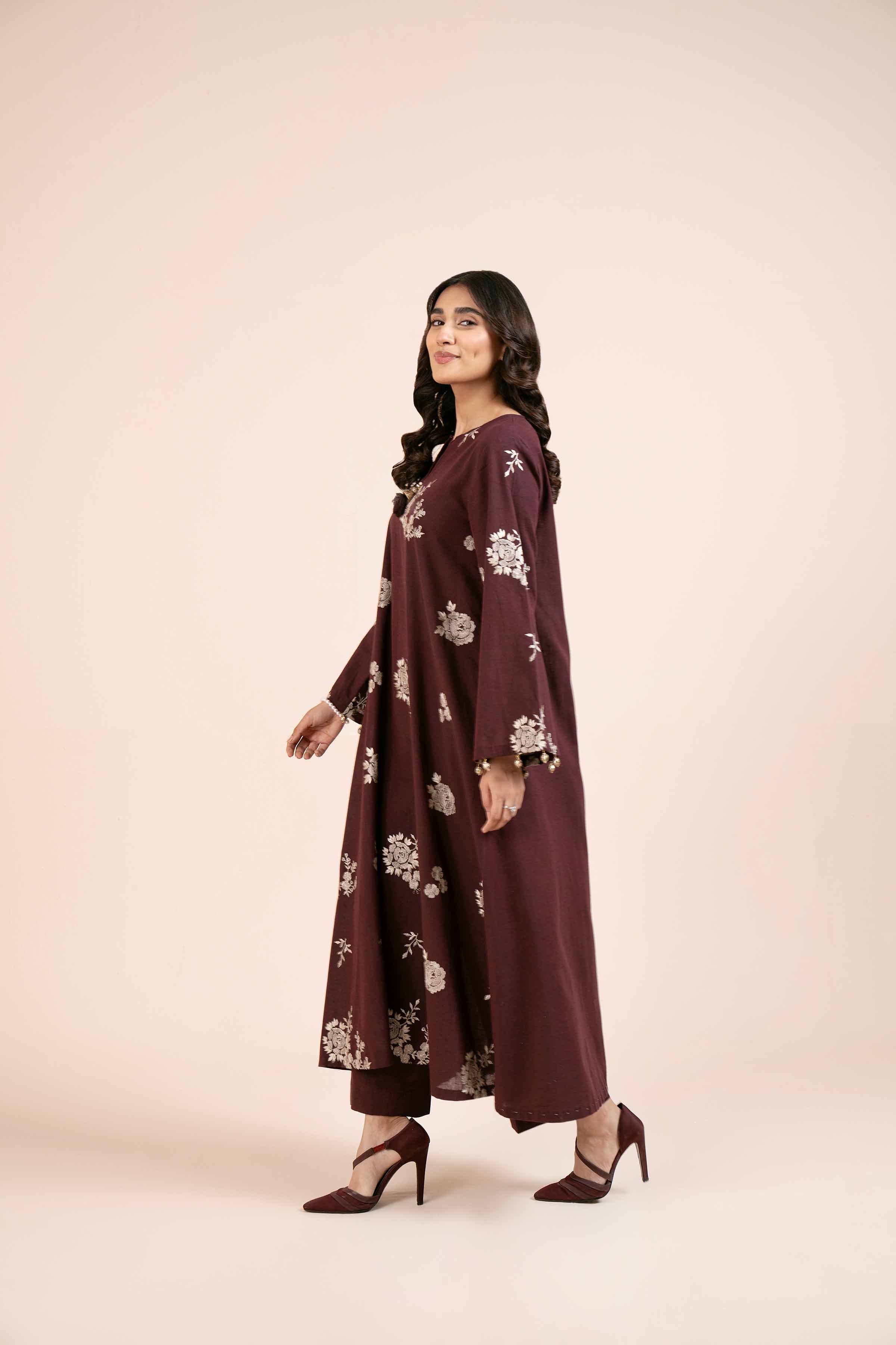 2 Piece - Dyed Embroidered Suit - 42404038