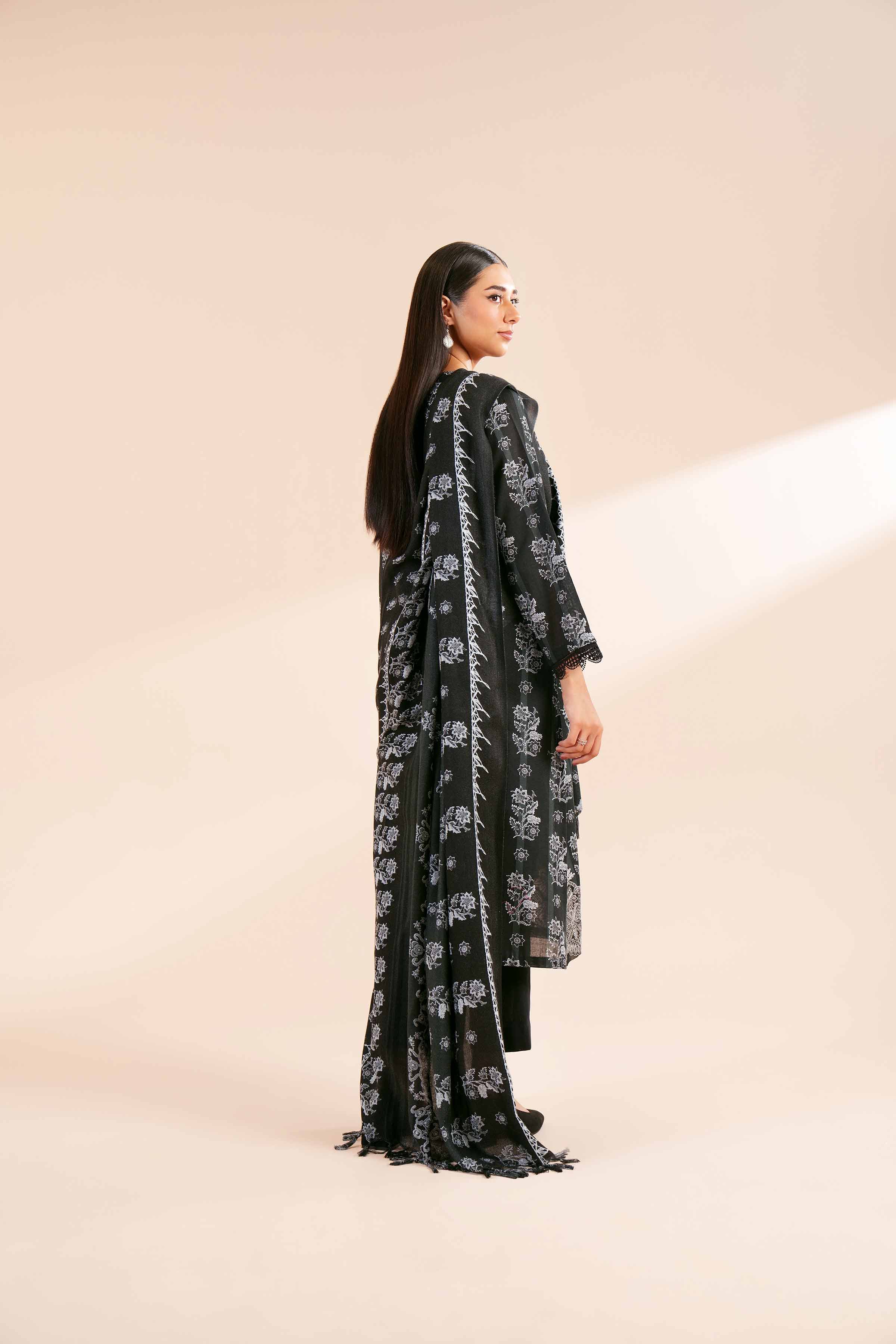 2 Piece - Printed Embroidered Suit - 42404086