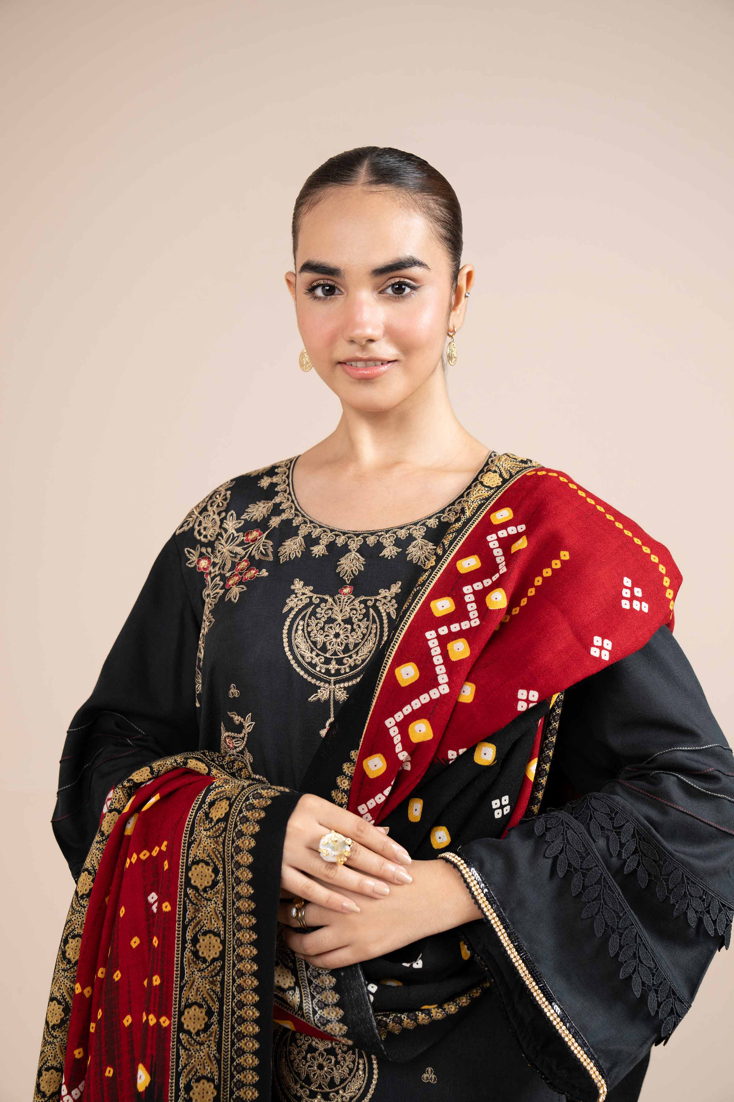 3 Piece - Embroidered Suit - 42404253