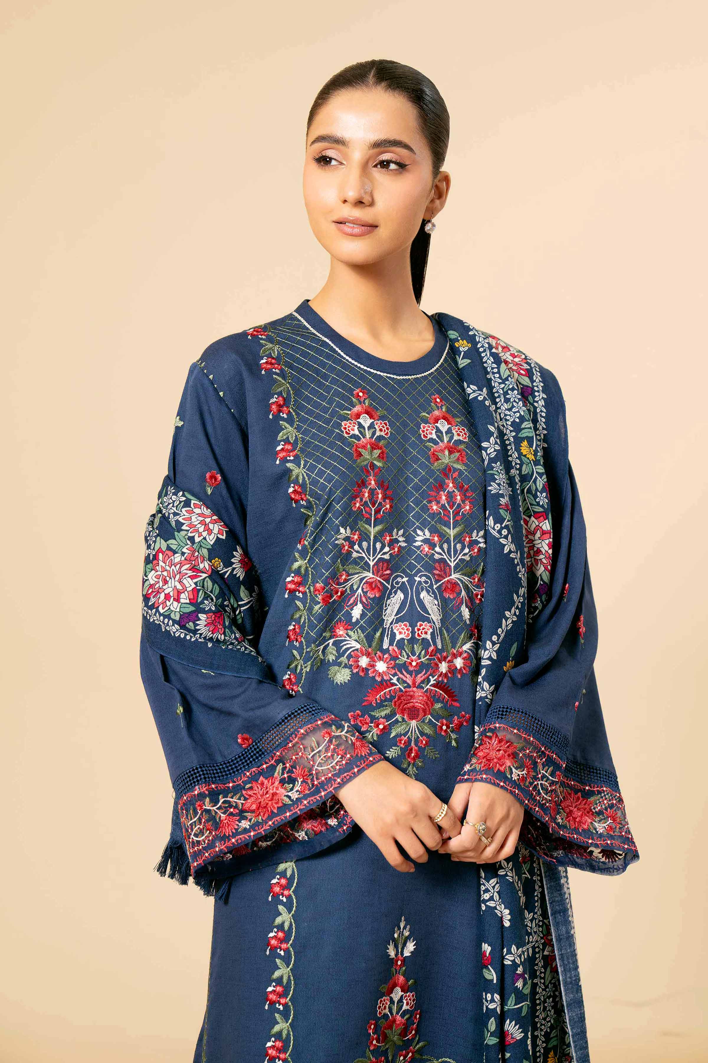 3 Piece - Embroidered Suit - 42404262