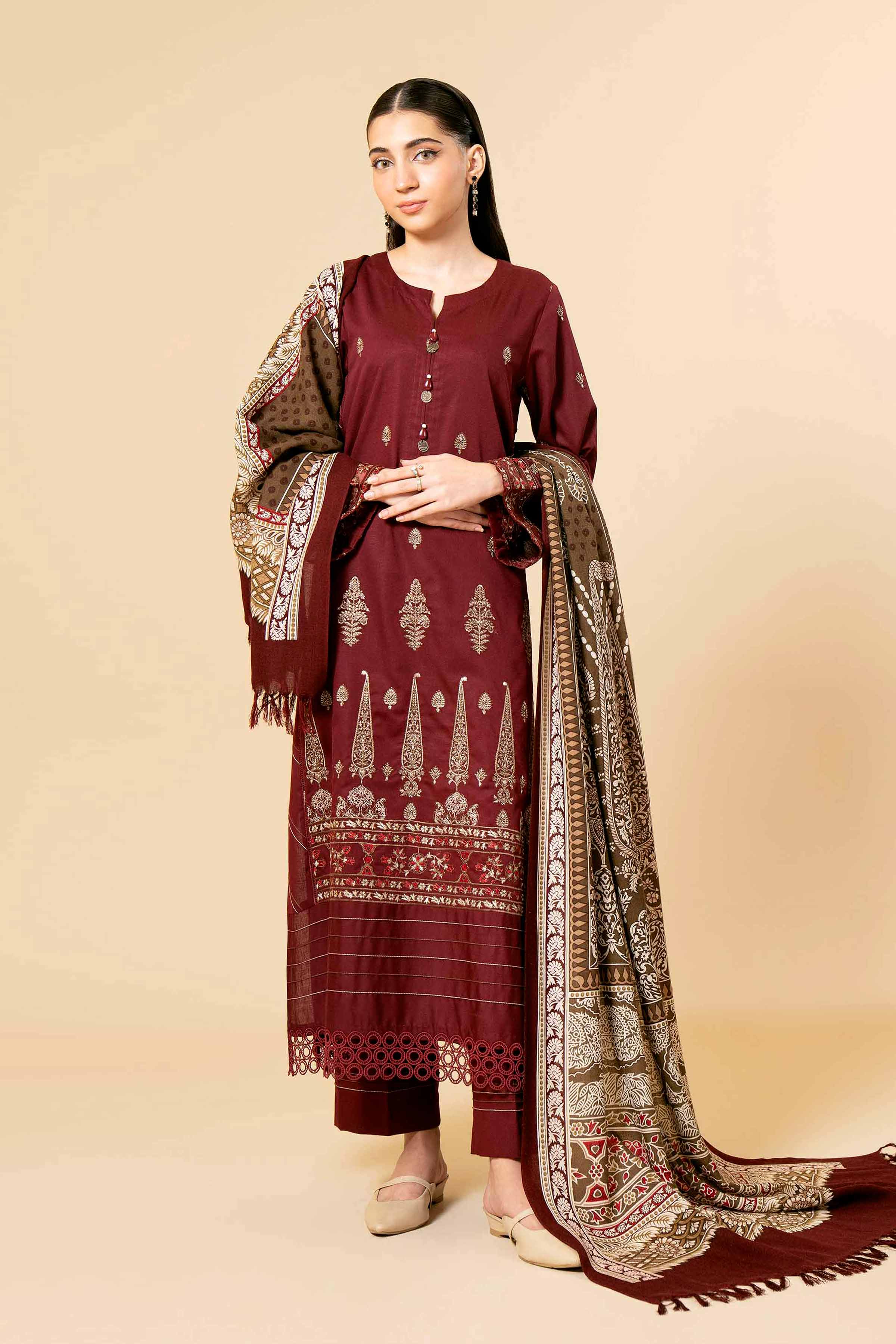 3 Piece - Embroidered Suit - 42404263