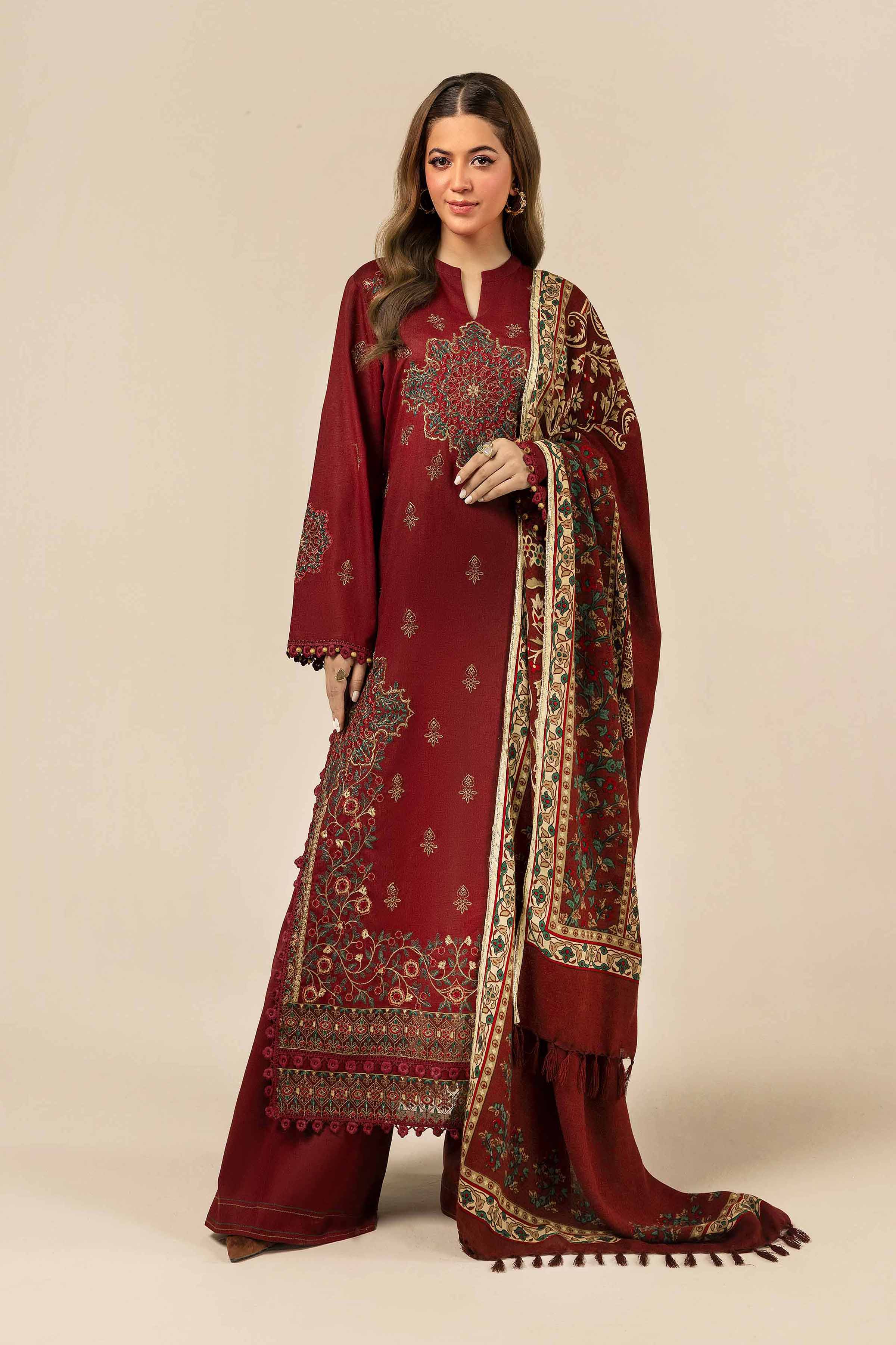3 Piece - Embroidered Suit - 42404267