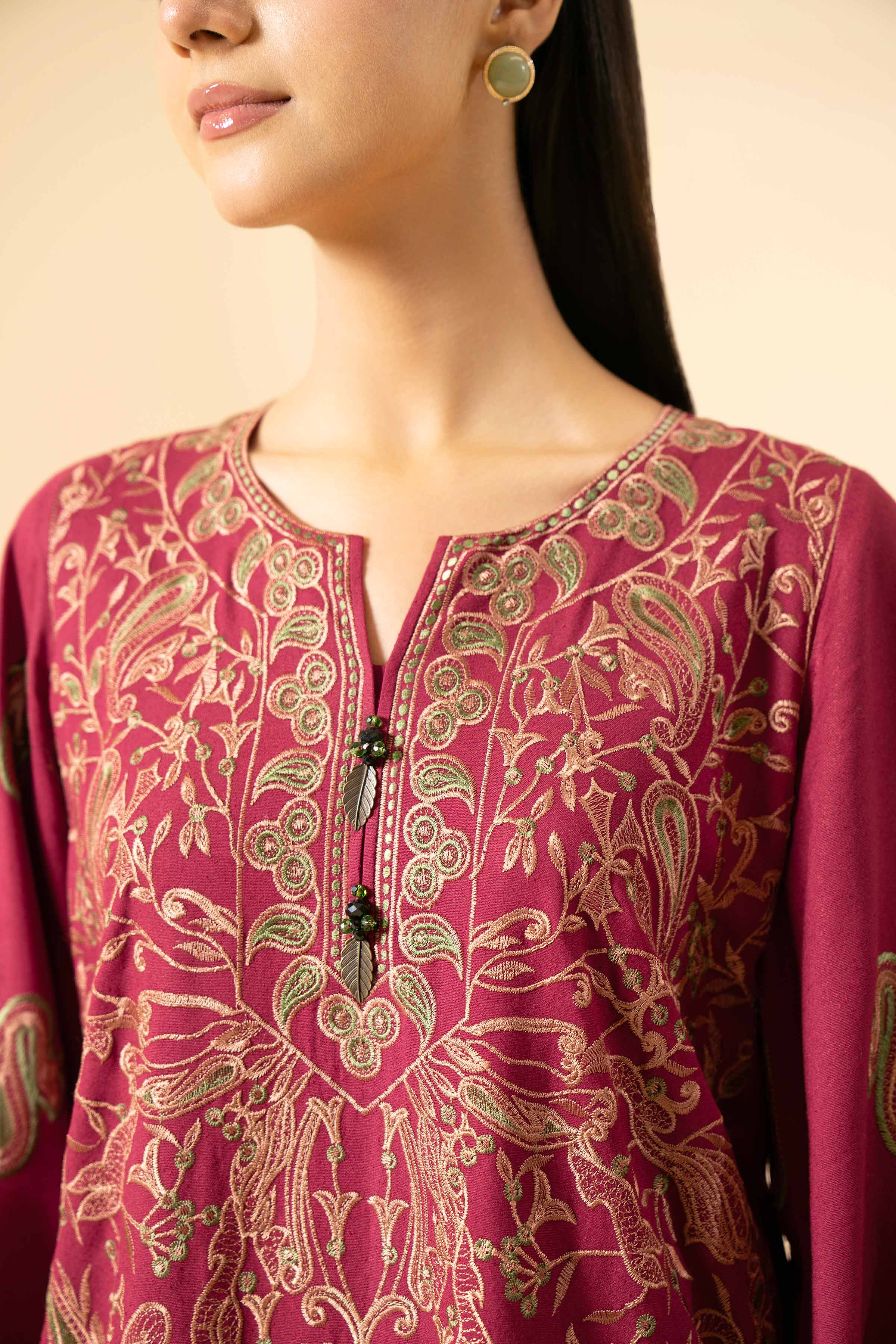 3 Piece - Embroidered Suit - 42404387