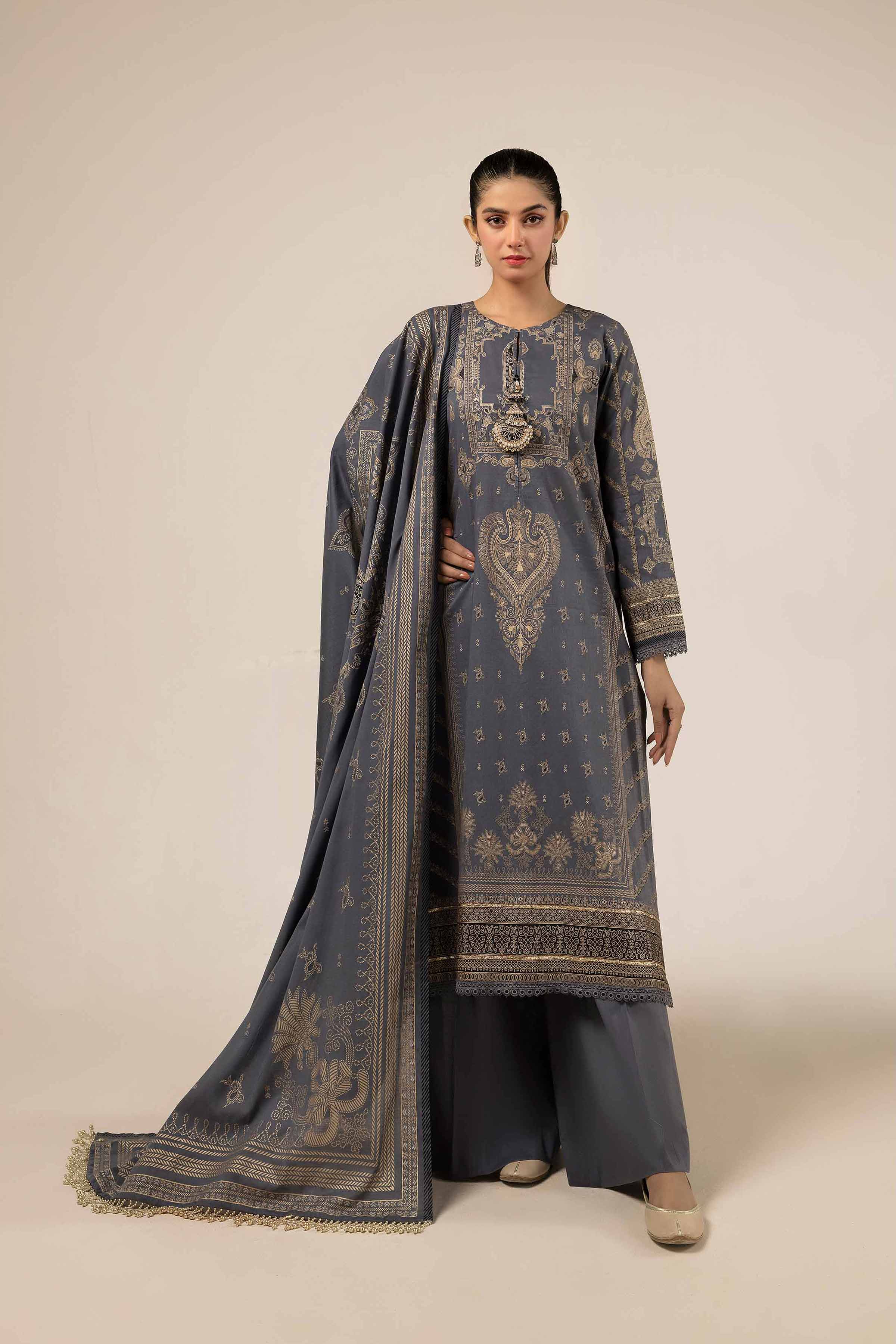 3 Piece - Paste Printed Suit - 42404581