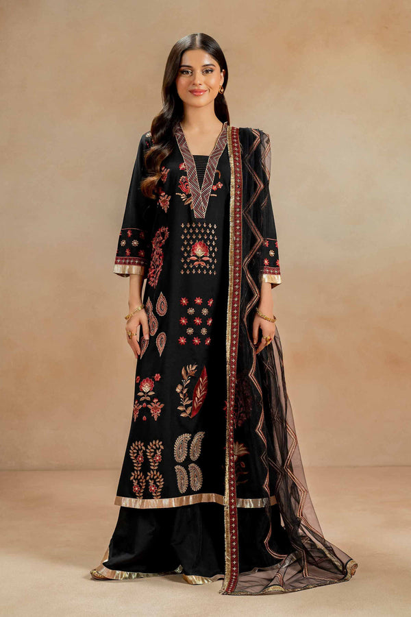 3 Piece - Embroidered Suit - 42418701