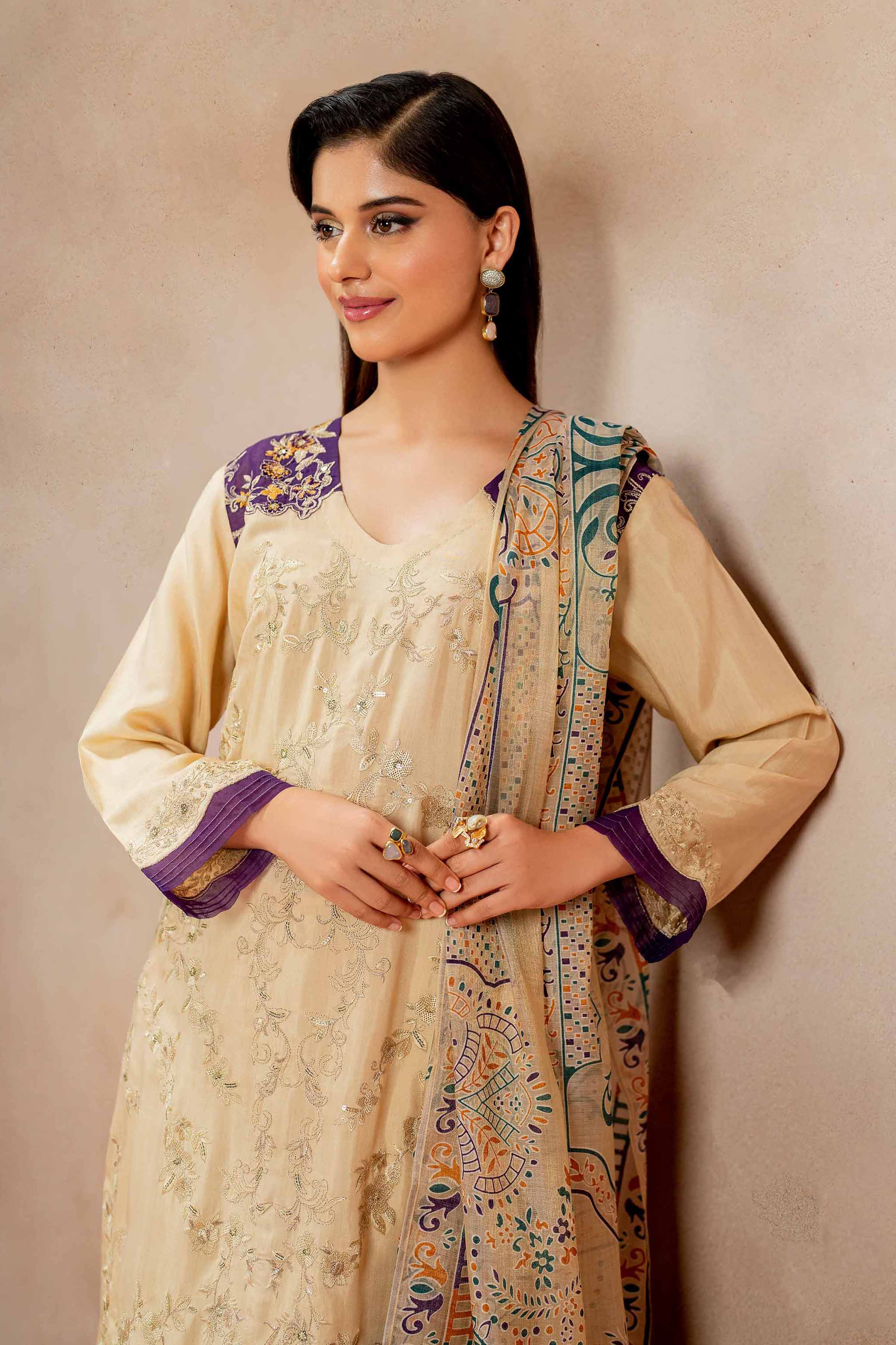 3 Piece - Embroidered Suit - 42419111