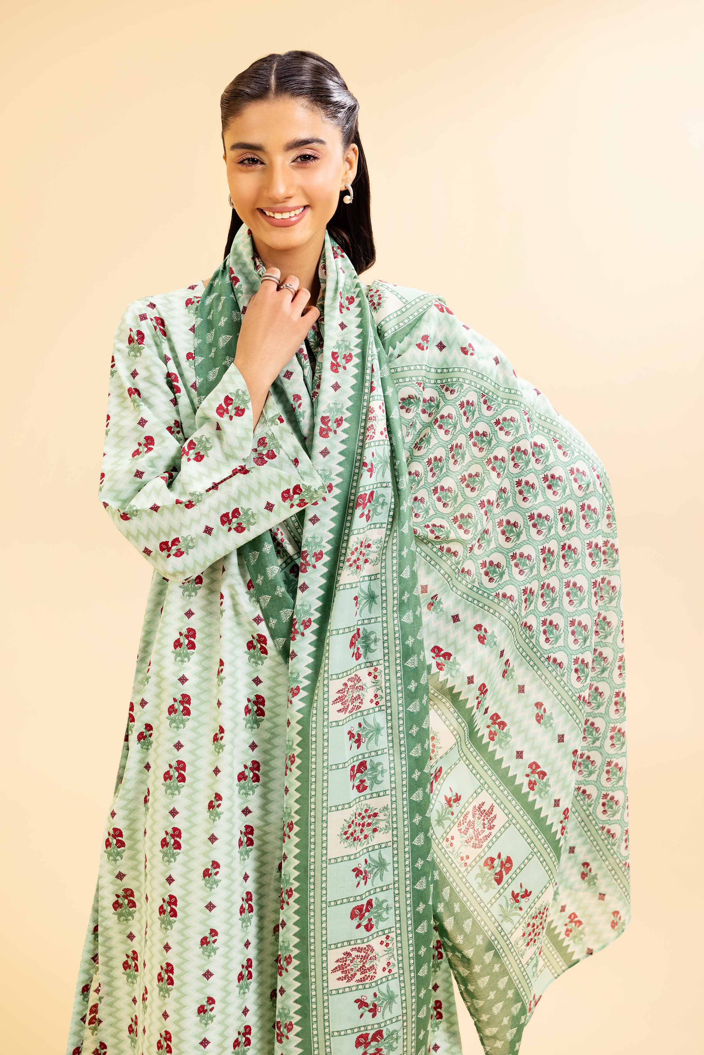 3 Piece - Printed Suit - 42501072