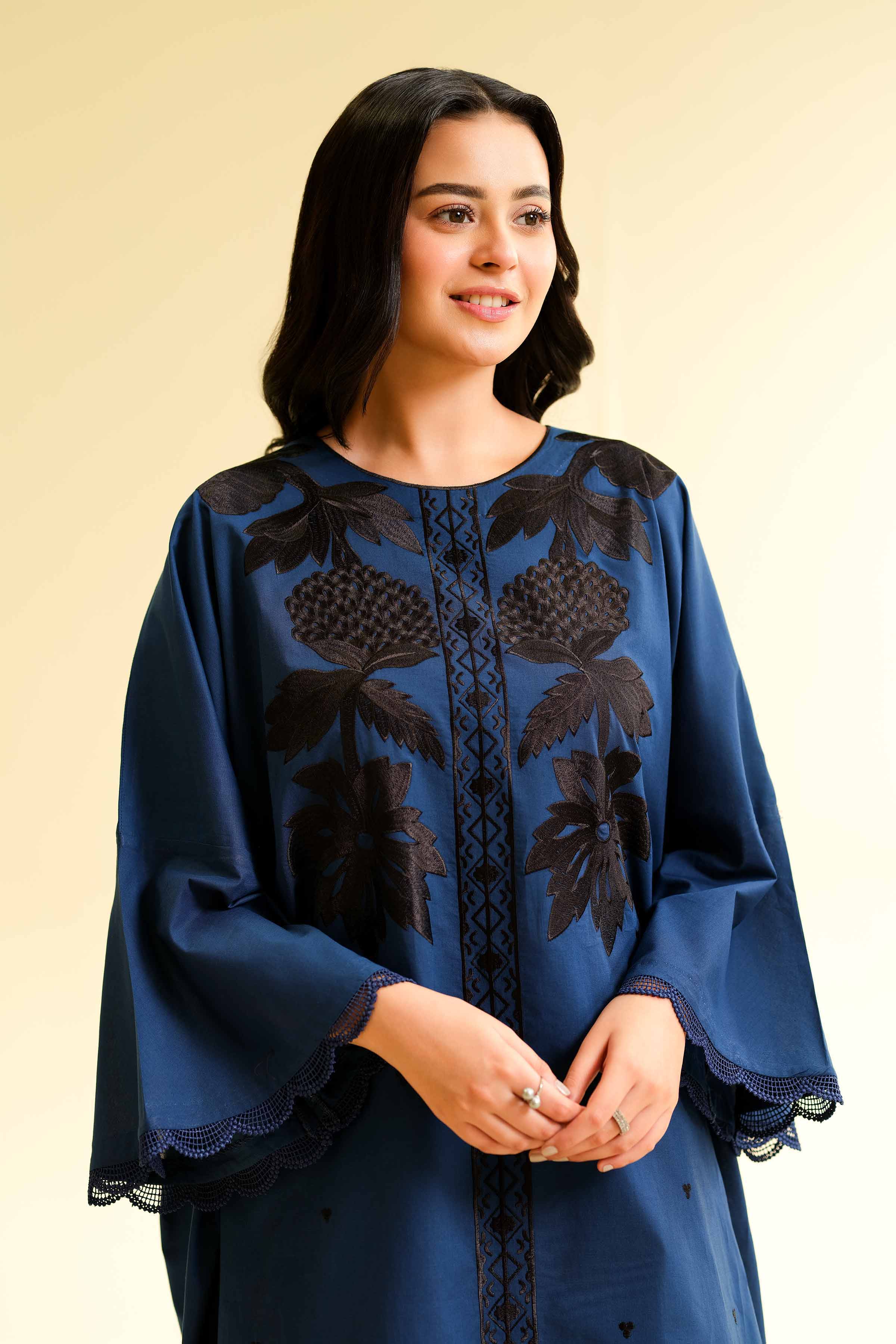 2 Piece - Dyed Embroidered Suit - 42501145