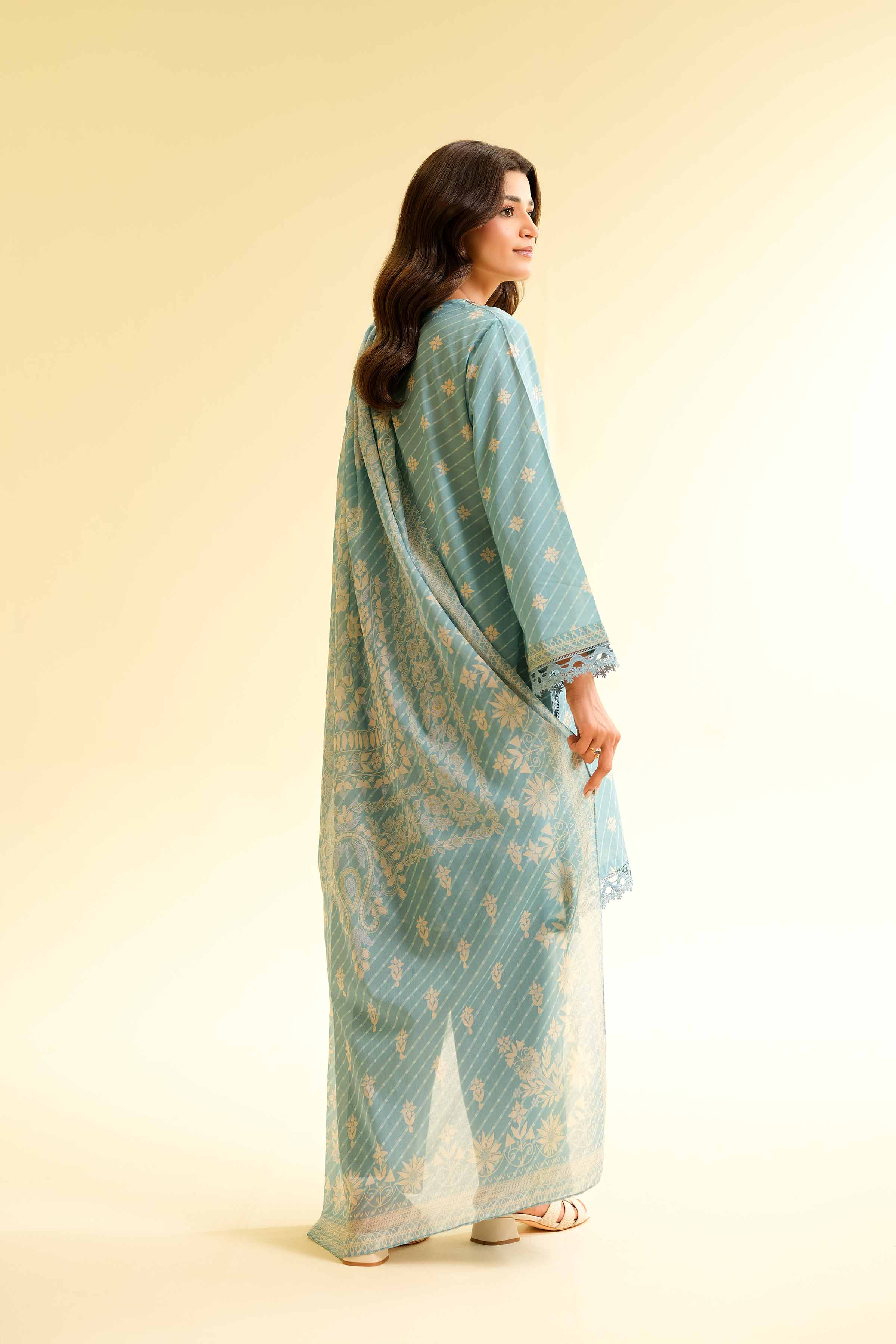 2 Piece - Printed Embroidered Suit - 42501162