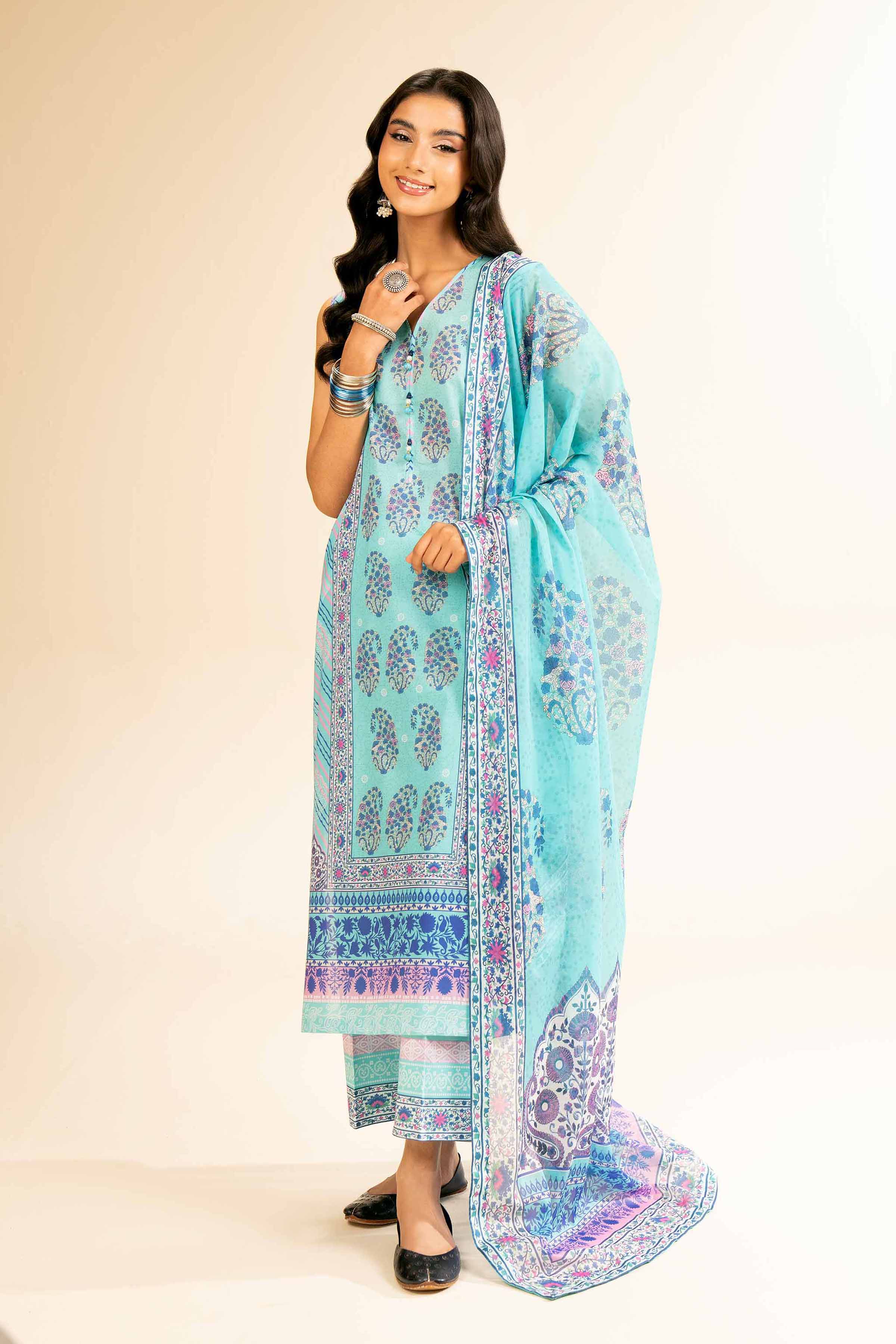 3 Piece - Digital Printed Suit - 42501207