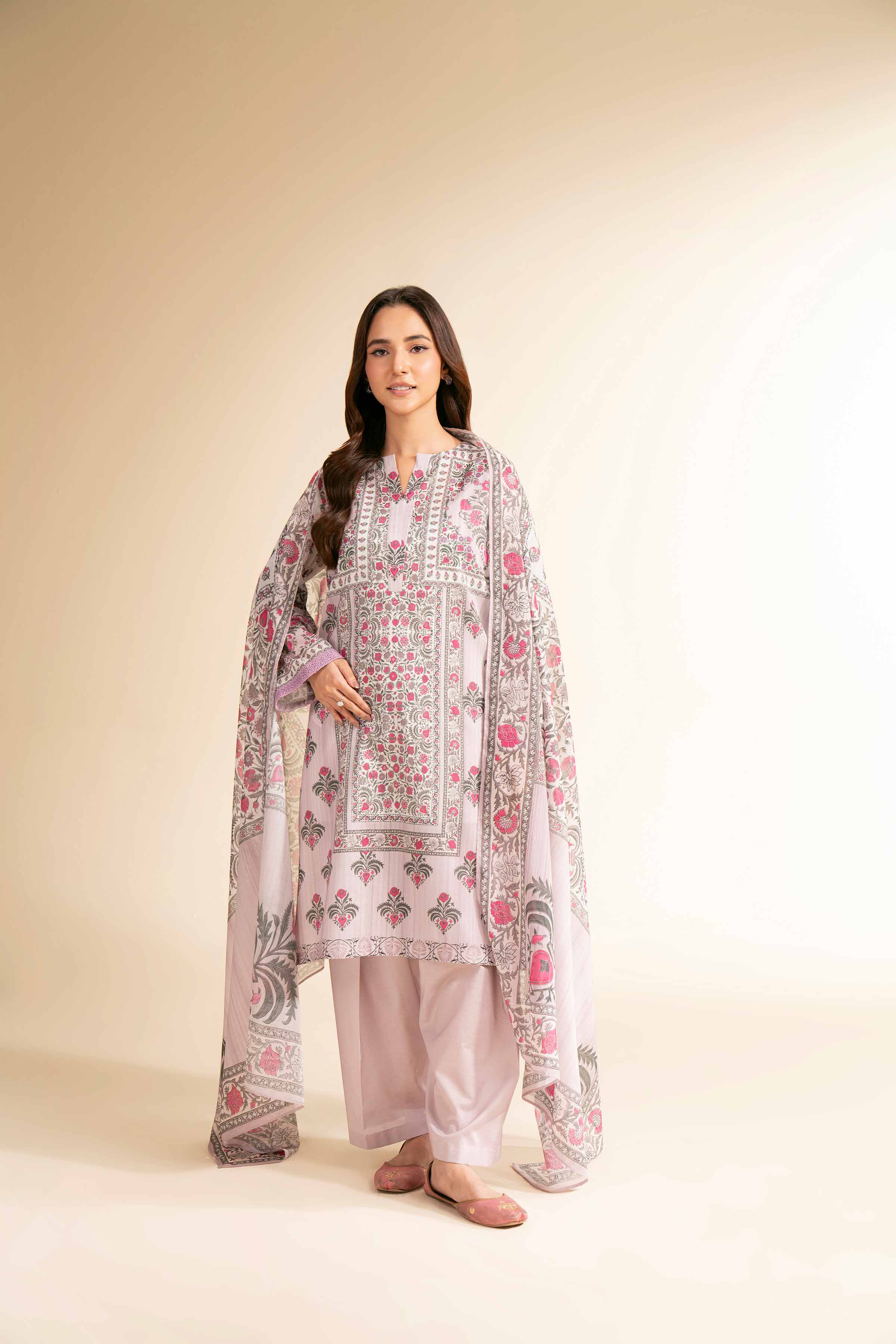 3 Piece - Digital Printed Suit - 42501208