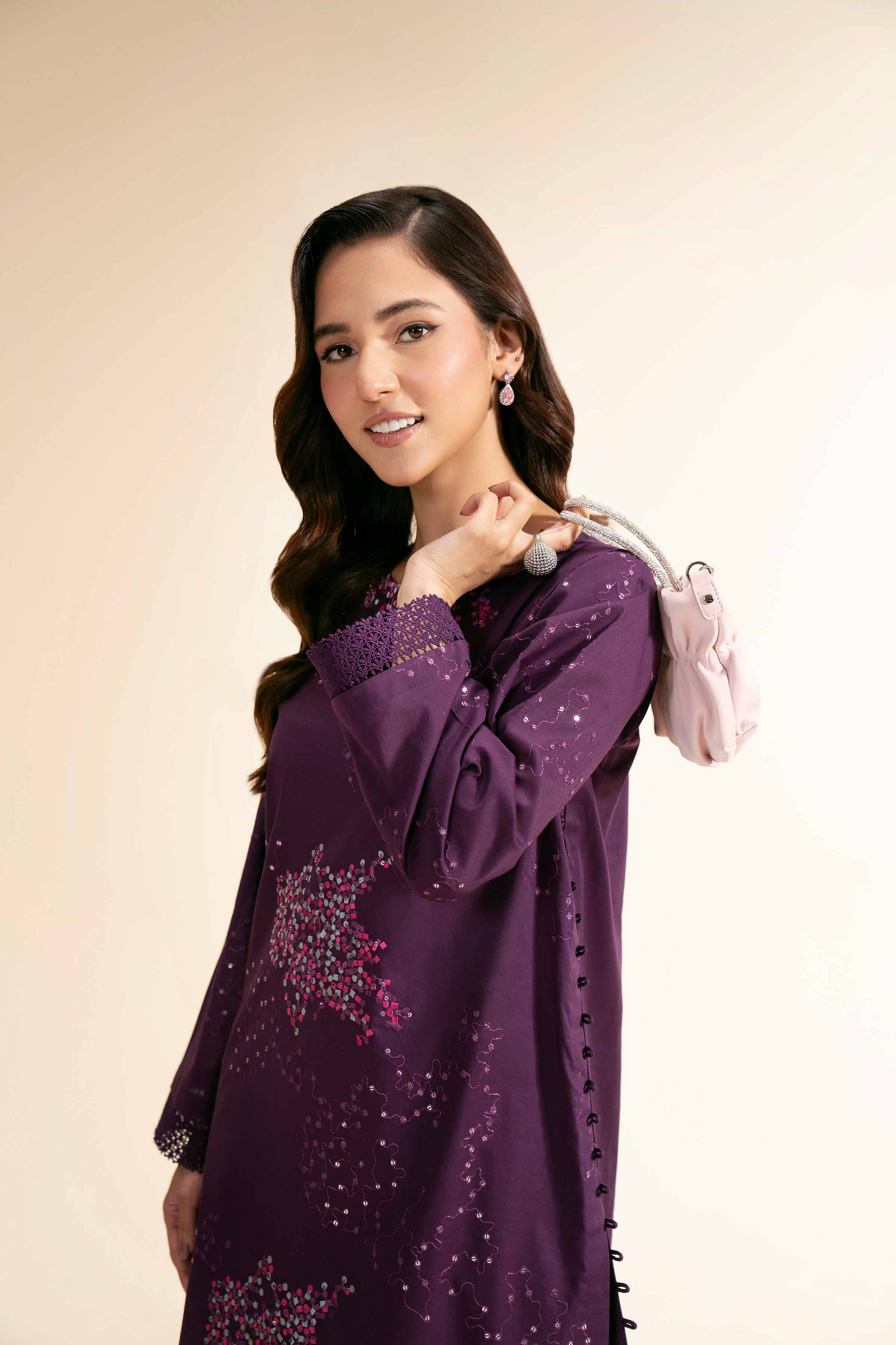 2 Piece - Dyed Embroidered Suit - 42501258