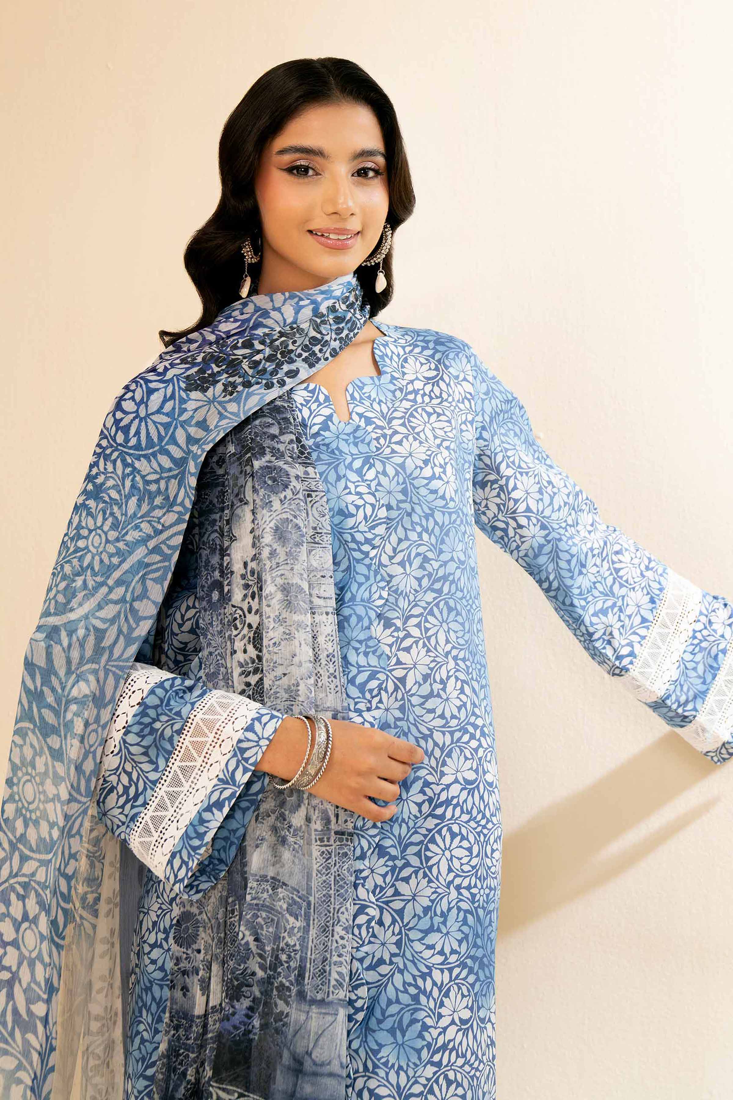 2 Piece - Printed With Laces Suit - 42501271