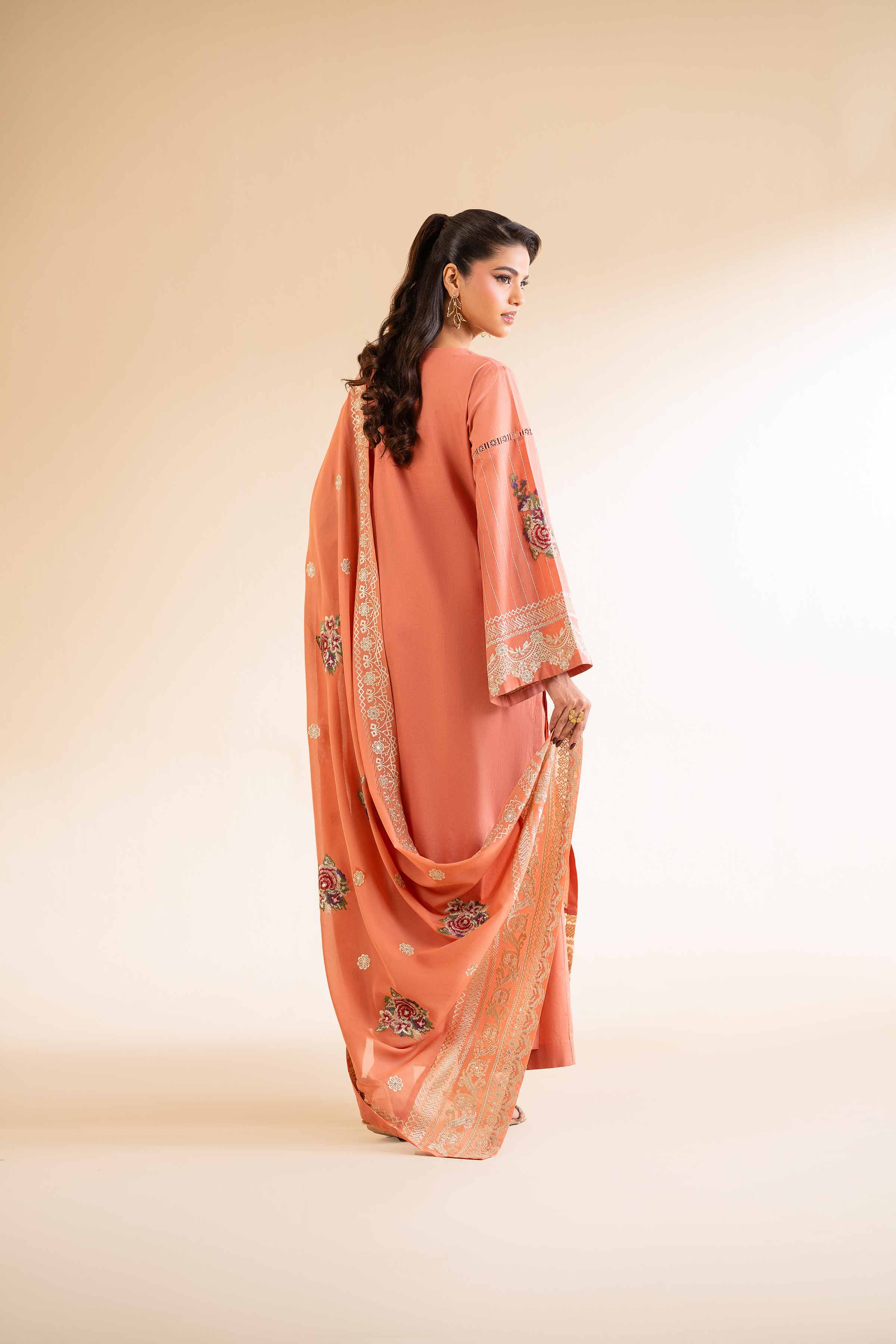 3 Piece - Dyed Embroidered Suit - 42501350