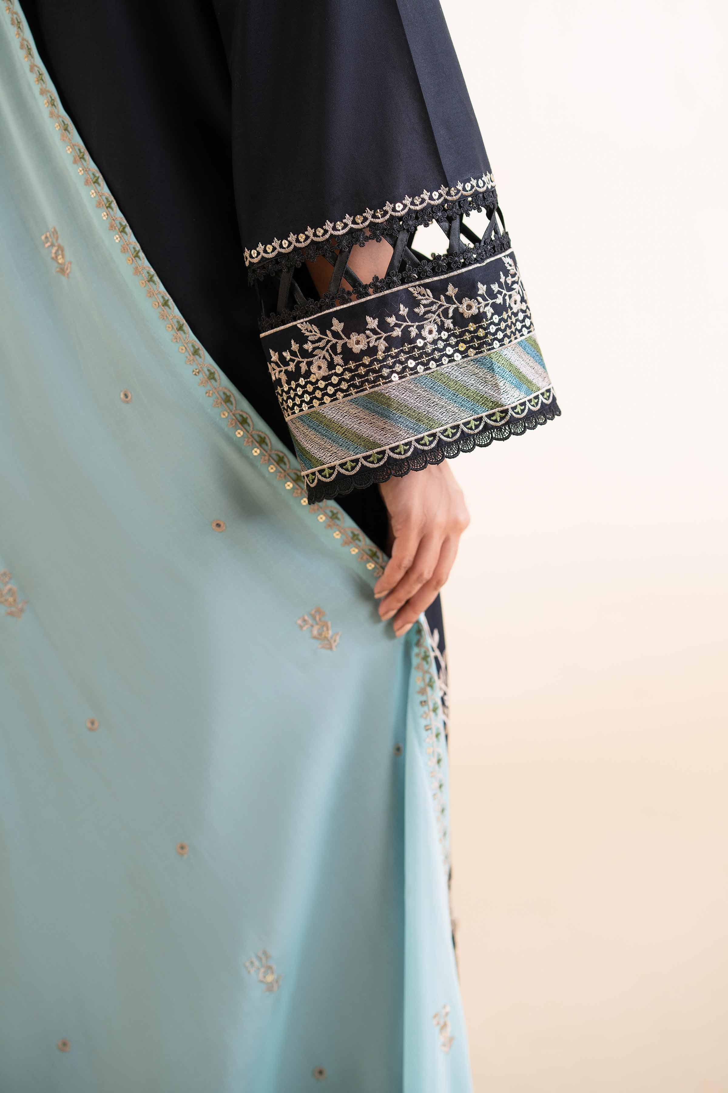 3 Piece - Dyed Embroidered Suit - 42501355