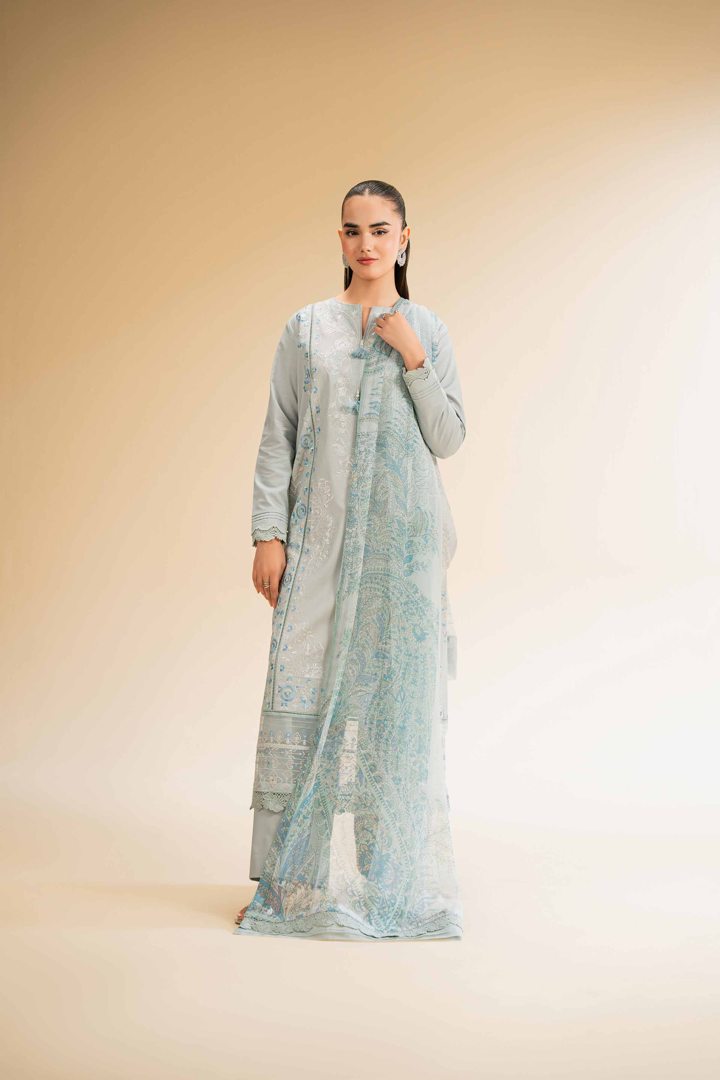 3 Piece - Embroidered Suit - 42501377