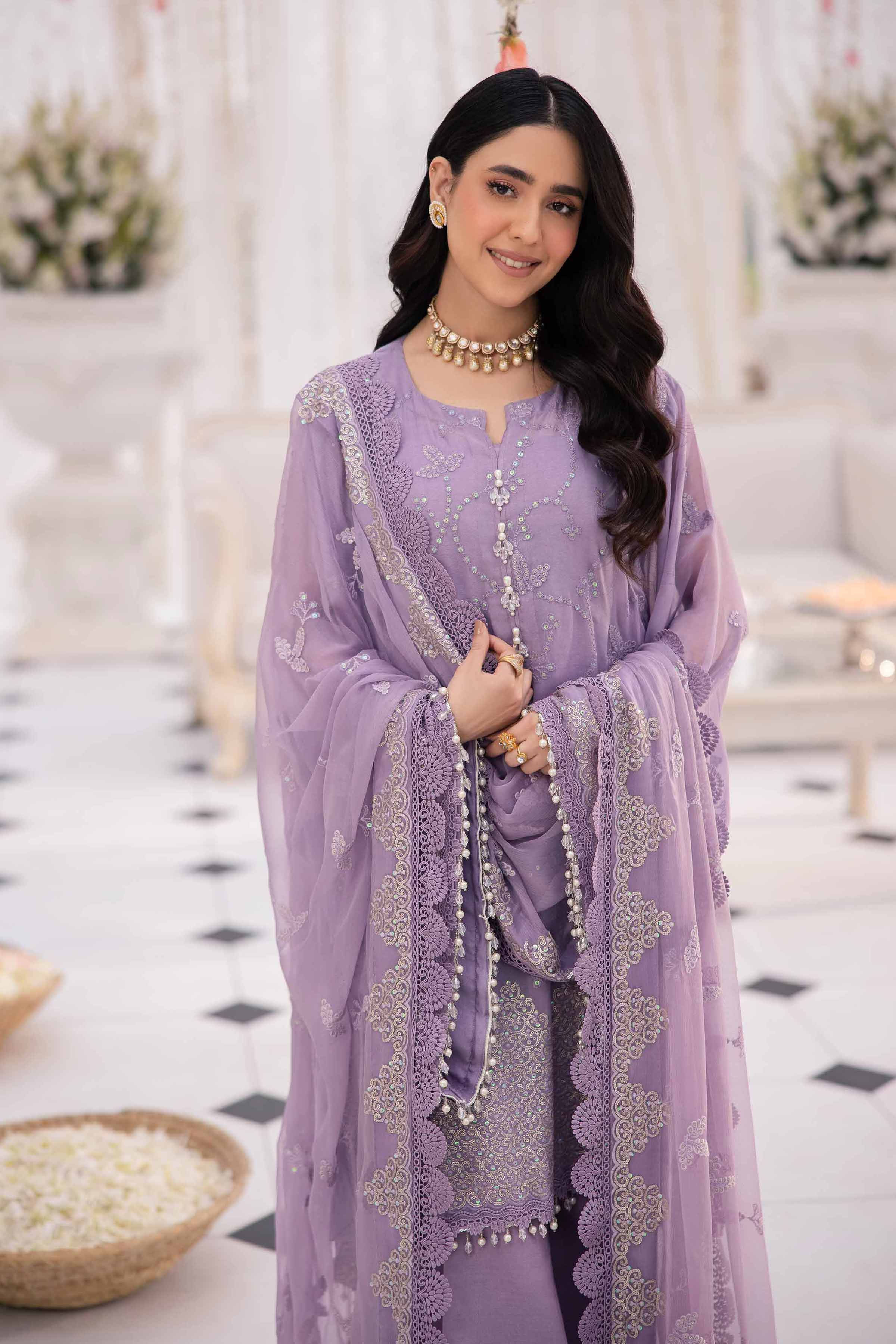 3 PIece - Dyed Embroidered Suit - 42501512