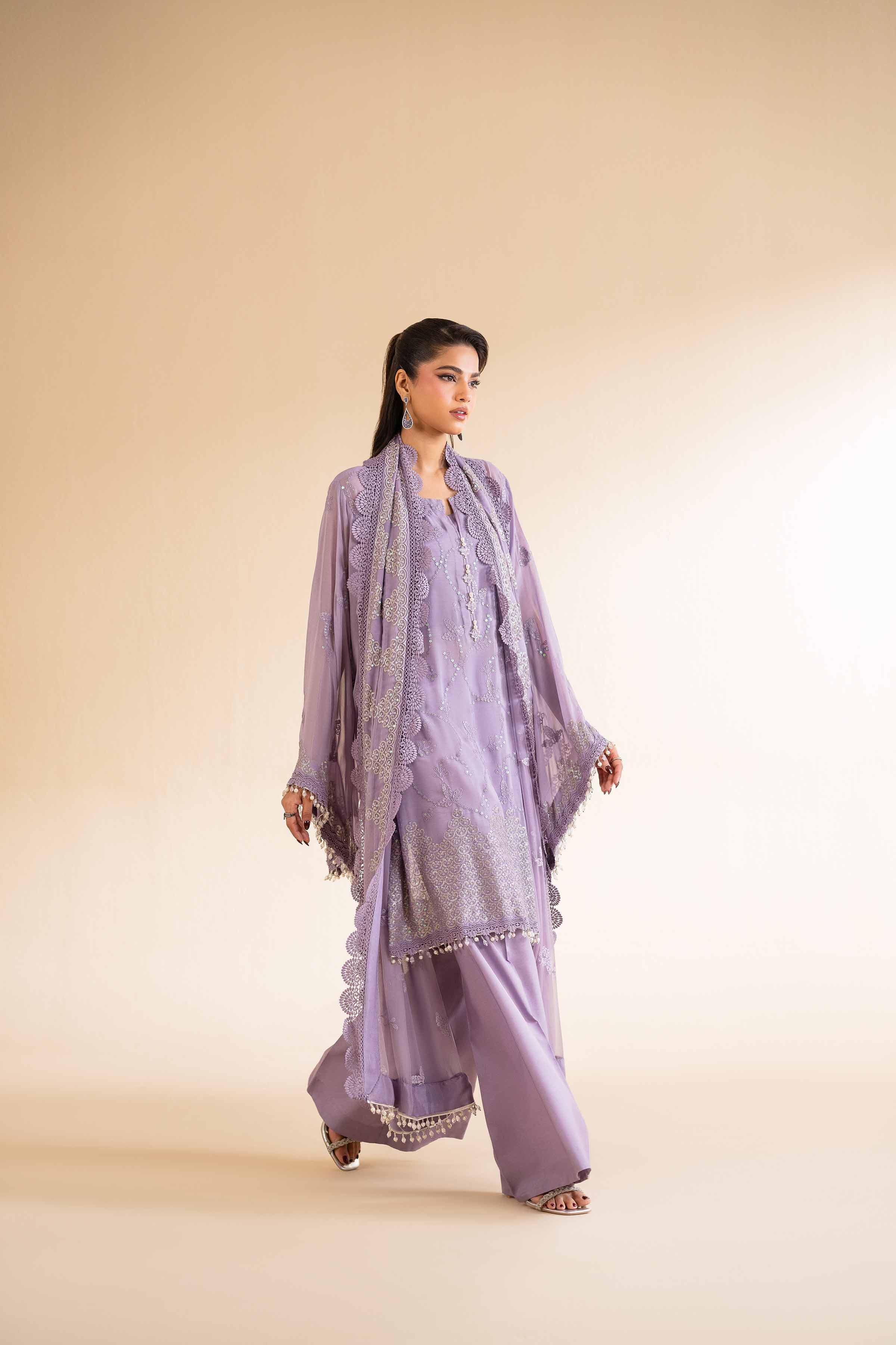 3 PIece - Dyed Embroidered Suit - 42501512