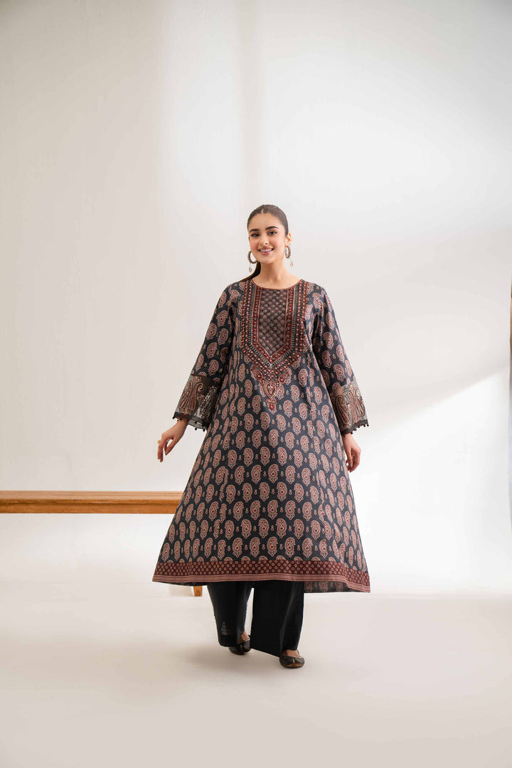 2 Piece - Digital Printed Embroidered Suit - 42501778 for Women - Unstitched Collection | Nishat | Shop Online