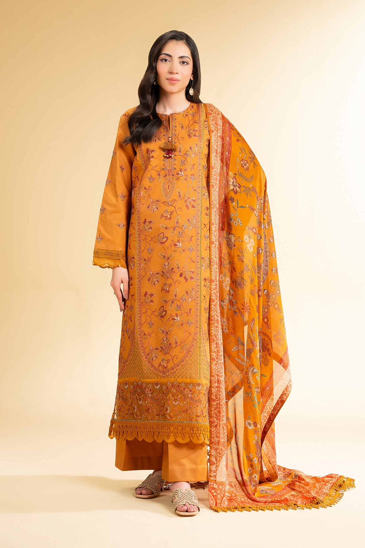 3 Piece - Digital Printed Embroidered Suit - 42501831 for Women - Unstitched Collection | Nishat | Shop Online