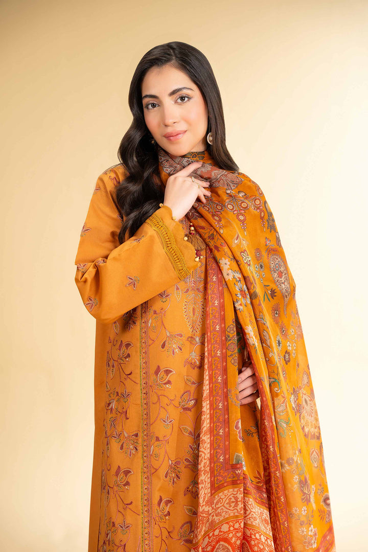 3 Piece - Digital Printed Embroidered Suit - 42501831 for Women - Unstitched Collection | Nishat | Shop Online