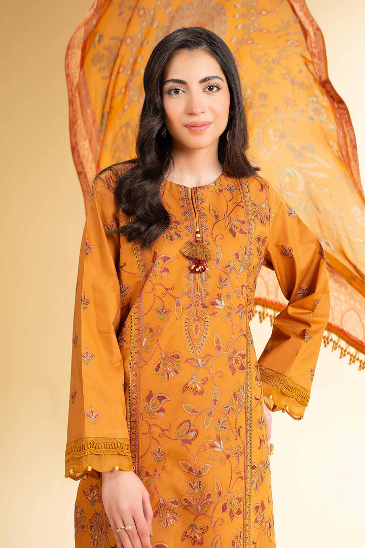 3 Piece - Digital Printed Embroidered Suit - 42501831 for Women - Unstitched Collection | Nishat | Shop Online