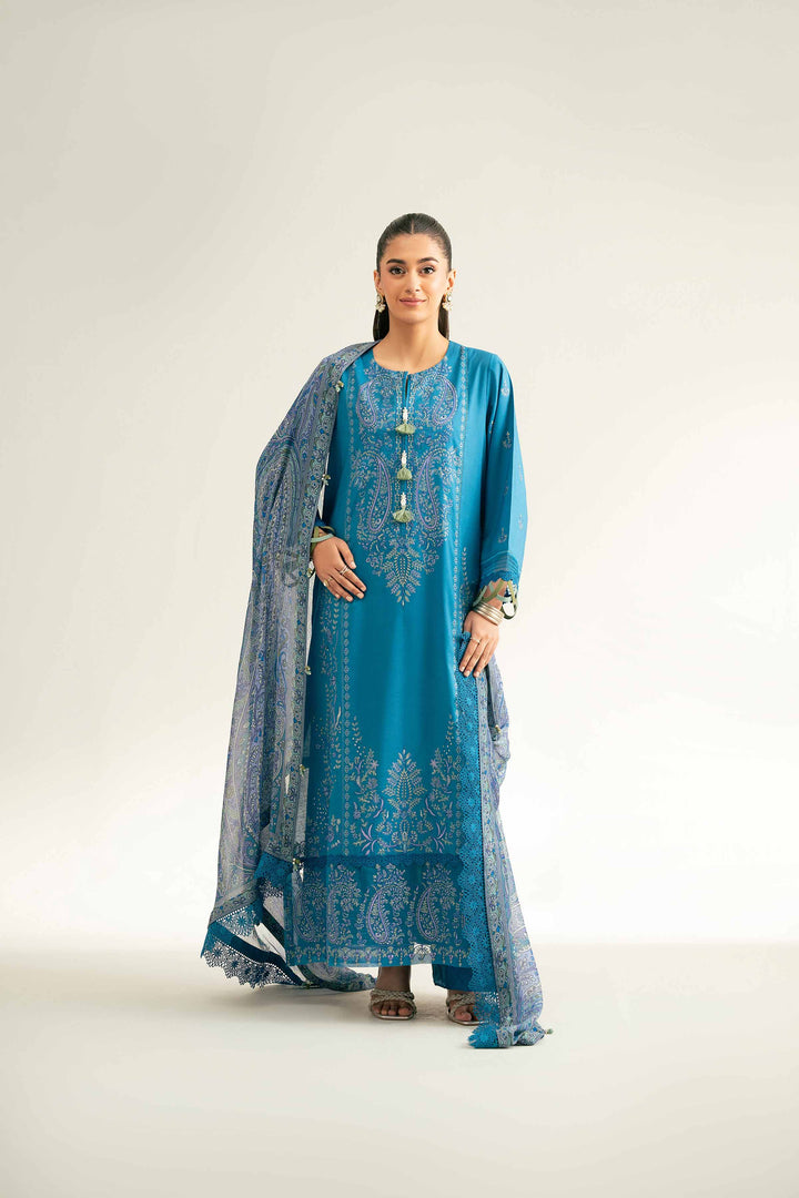 3 Piece - Digital Printed Embroidered Suit - 42501838 for Women - Unstitched Collection | Nishat | Shop Online