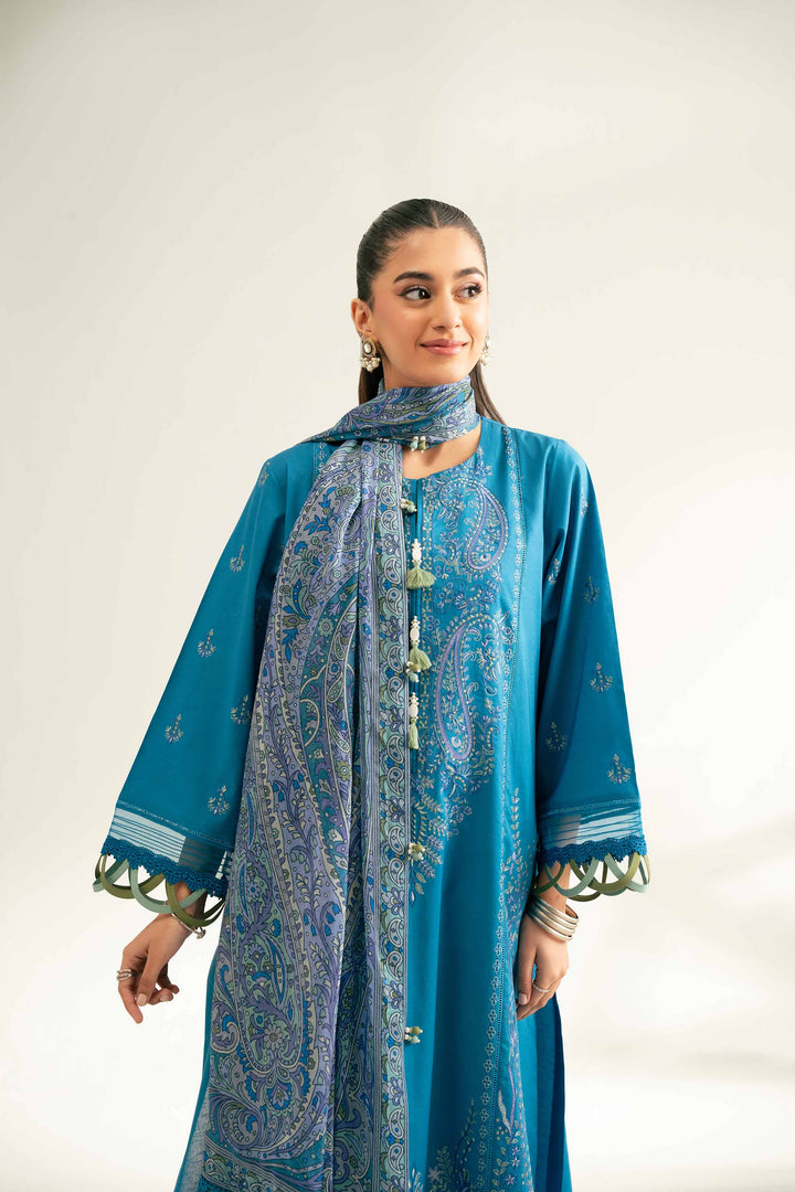3 Piece - Digital Printed Embroidered Suit - 42501838 for Women - Unstitched Collection | Nishat | Shop Online