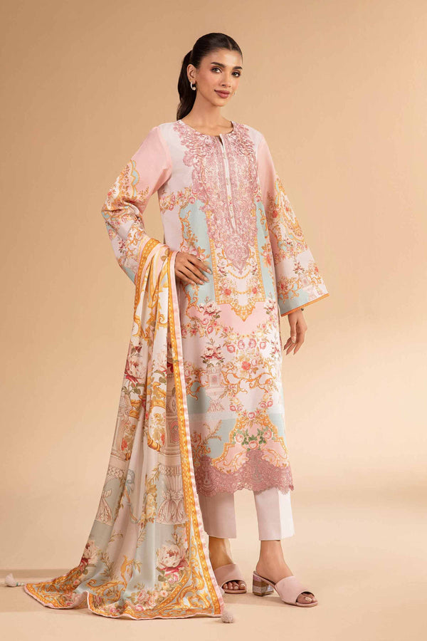 3 Piece - Digital Printed Embroidered Suit - 42501846 for Women - Unstitched Collection | Nishat | Shop Online