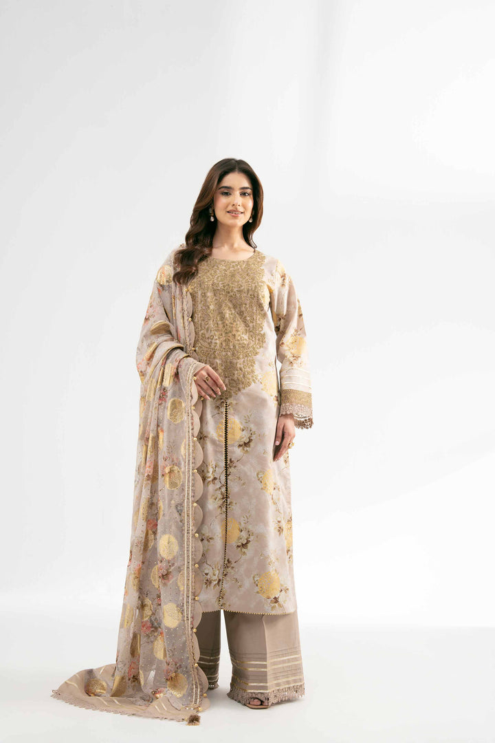 3 Piece - Digital Printed Embroidered Suit - 42501866 for Women - Unstitched Collection | Nishat | Shop Online